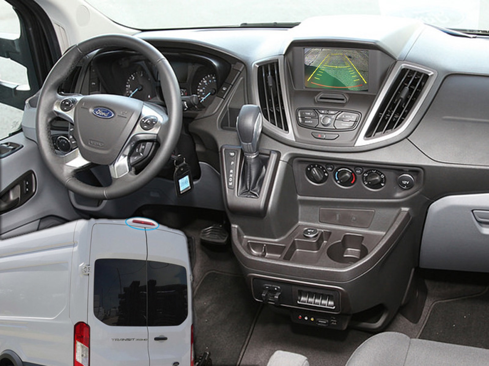 BIK-KIT Ford Transit 2015-2019 m/stoplygte-kamera