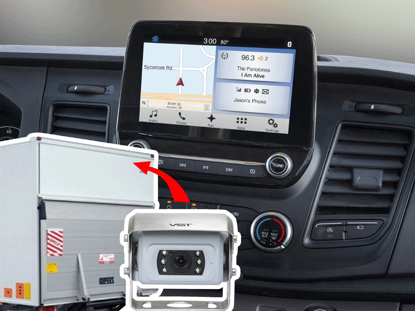 BIK-KIT Ford Transit m/Sync3