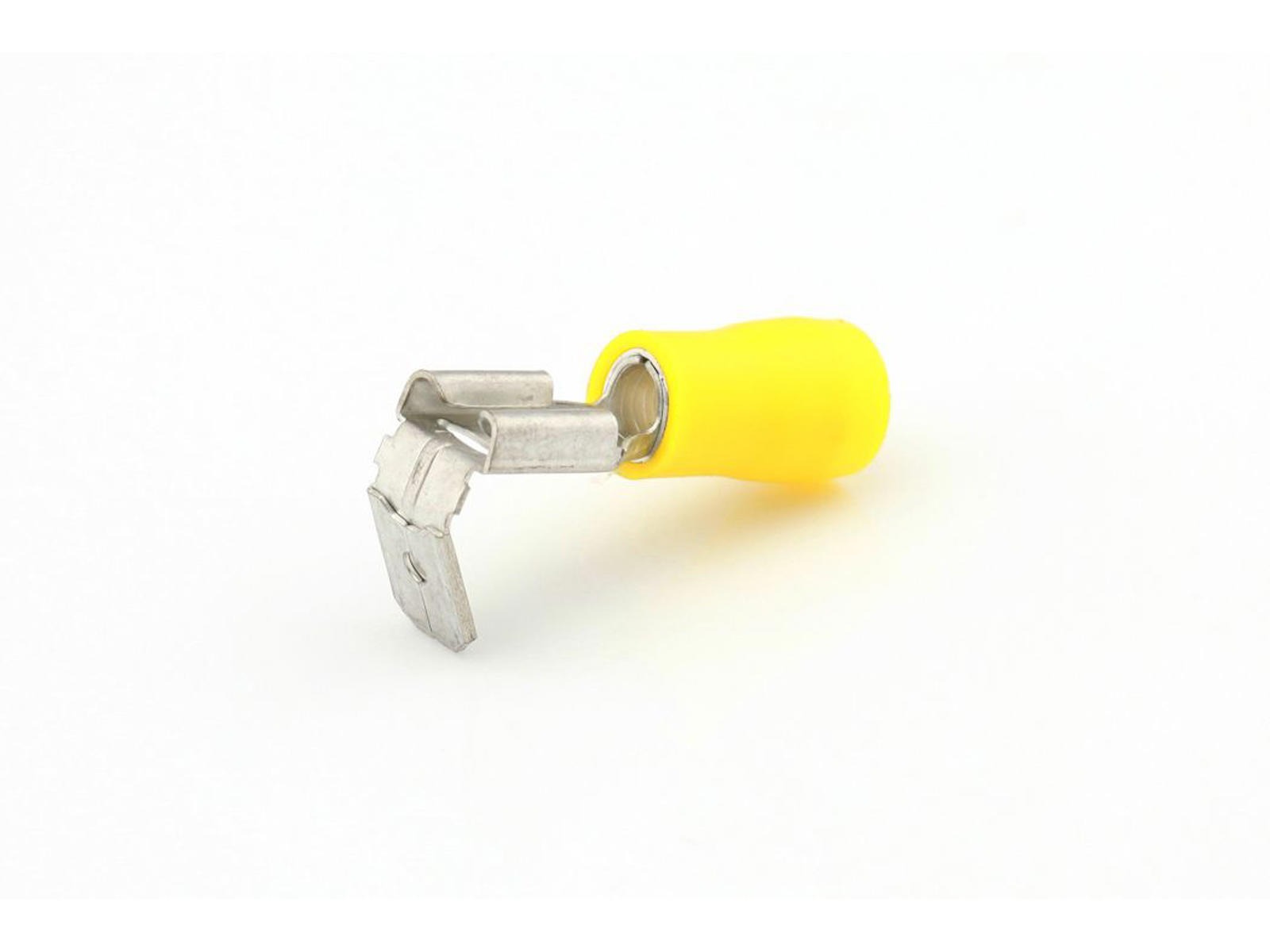 Spade hun gul. 6.4mm m/han (50 stk.)