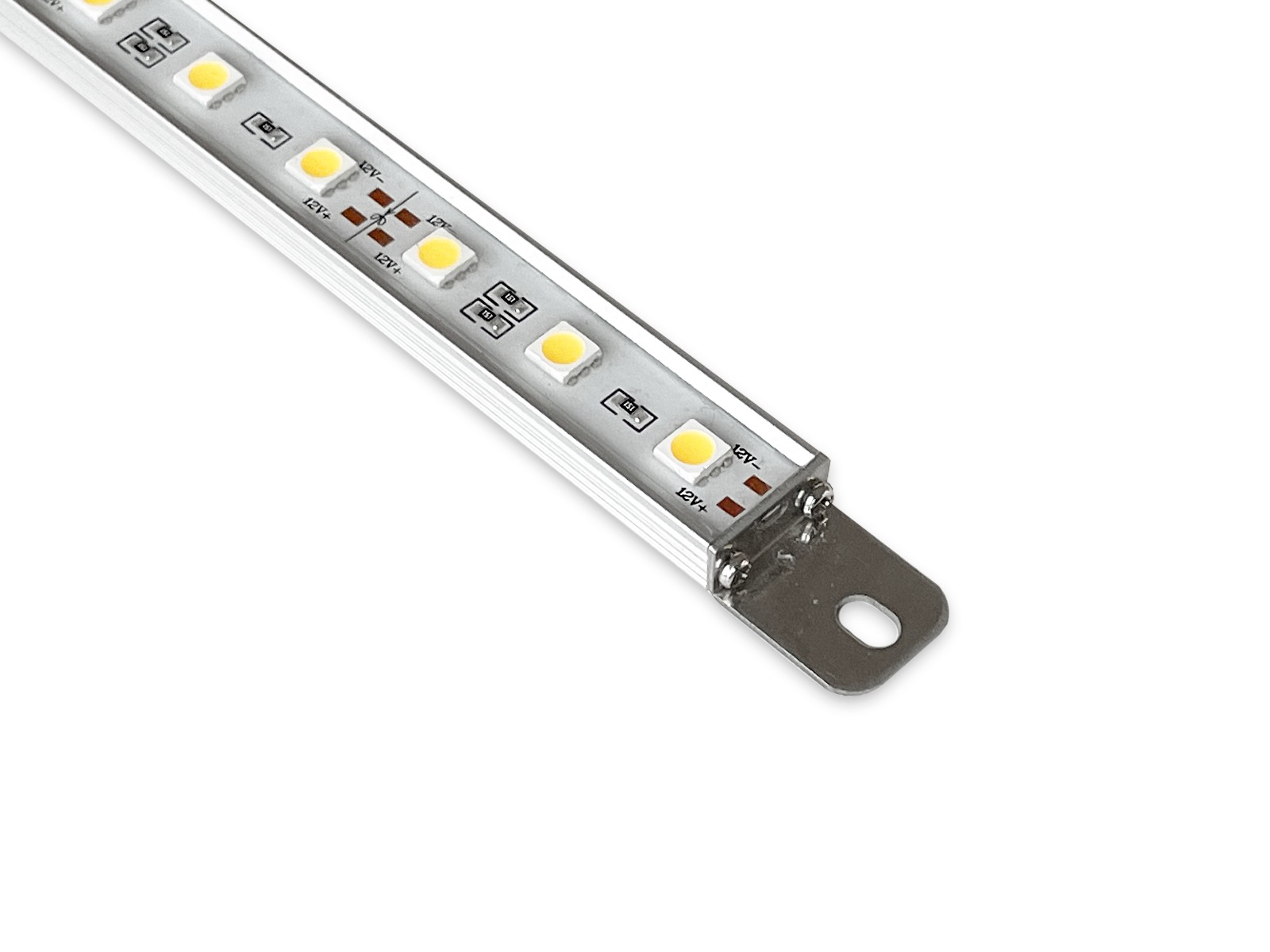 Basic LED Rail 50 cm. 12V. IP67. 4000k. 540lumen. 3m ledning