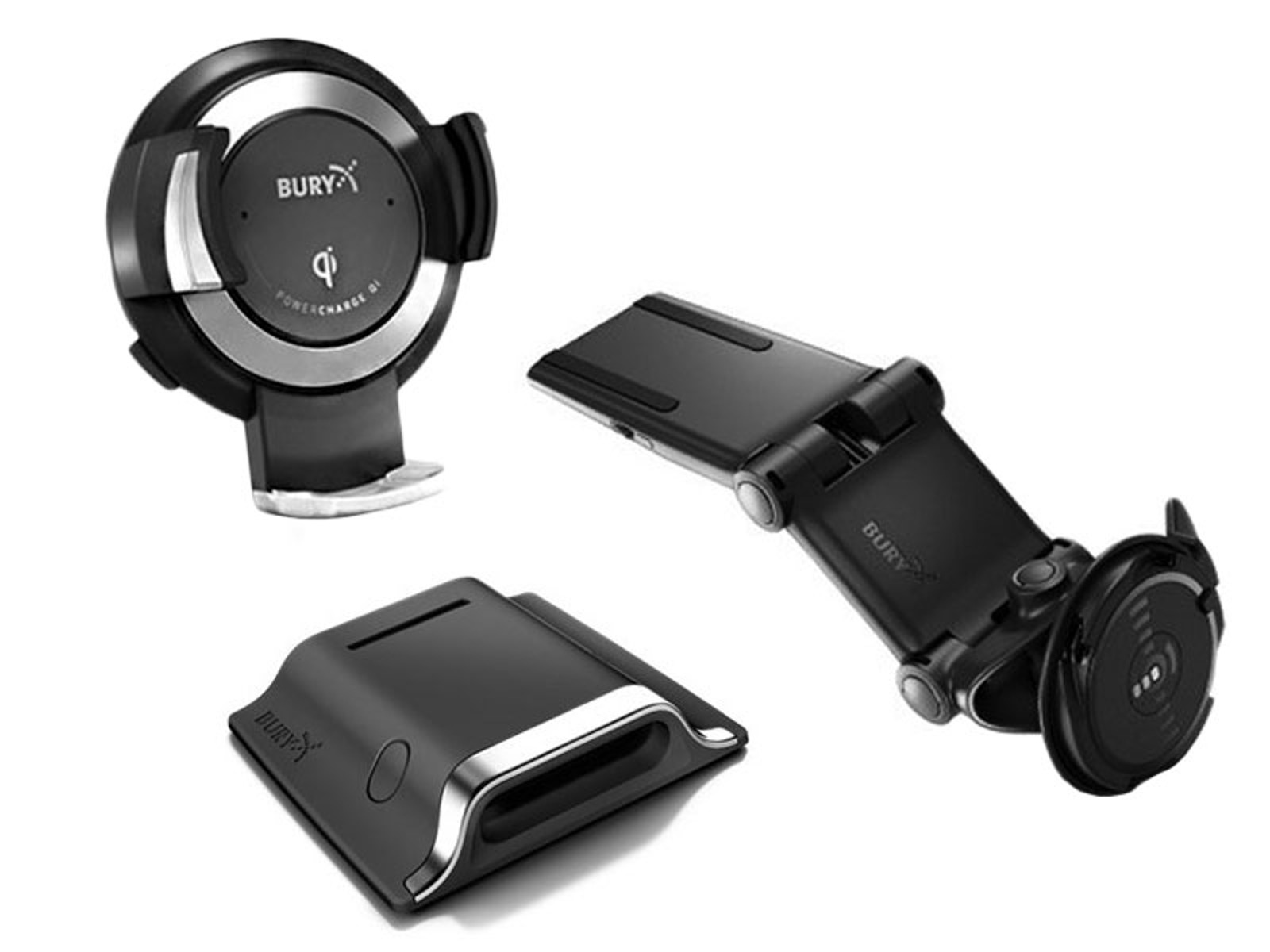 BURY POWERKIT Qi - mobilholder/lader