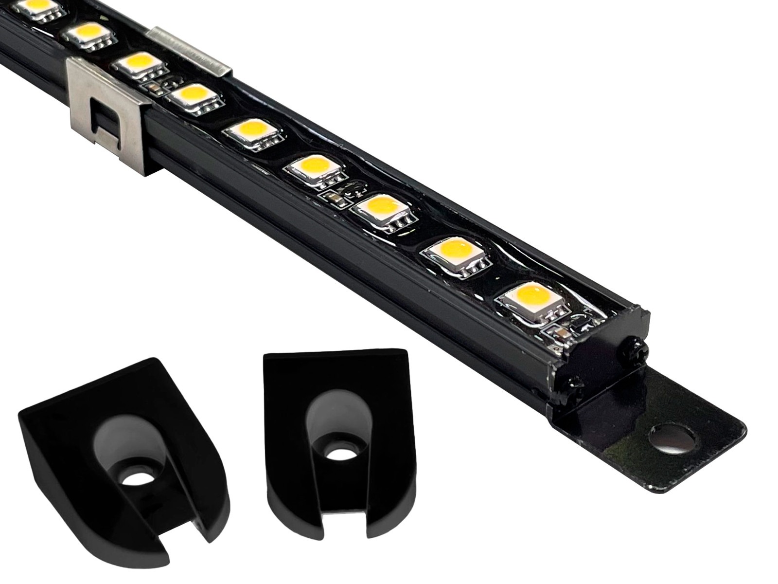 High-Power LED Rail, 12V, 3 længder - Sort