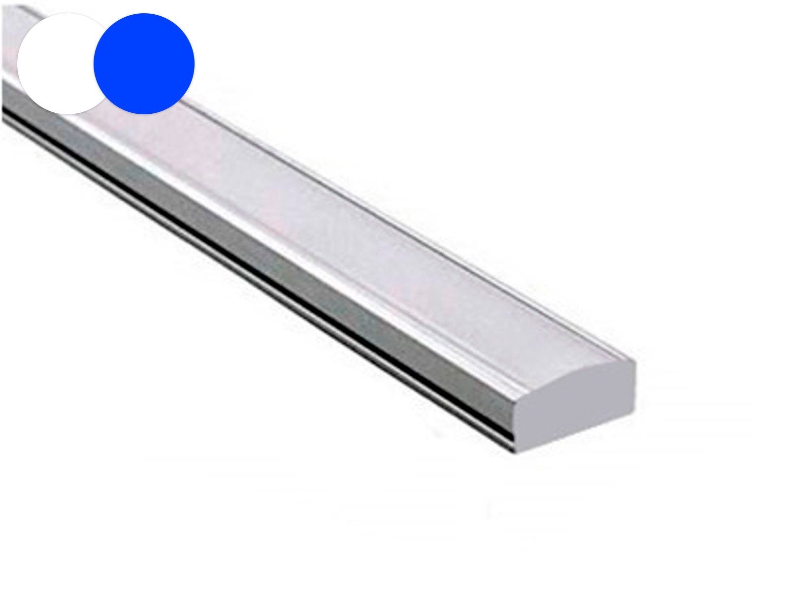 Dual Color Interiør LED-skinne 25 cm Hvid/Blå 12V