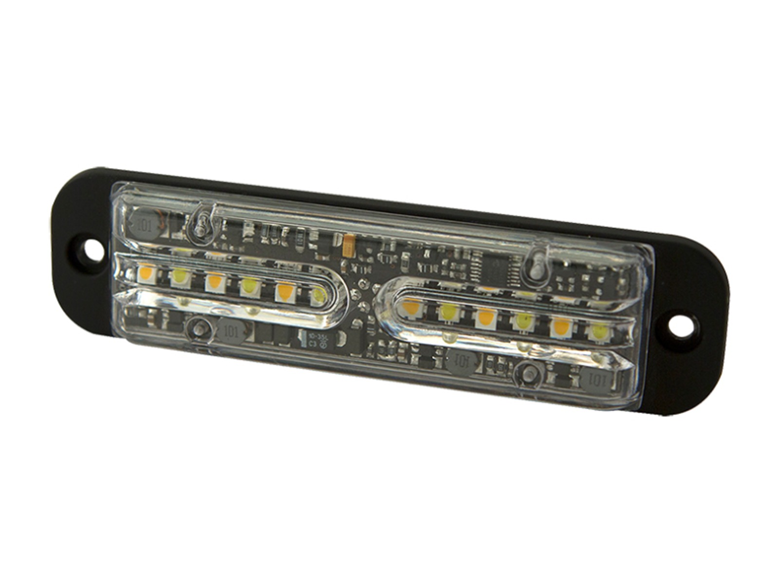 LED Slim Flash-lampe, GUL+BLÅ