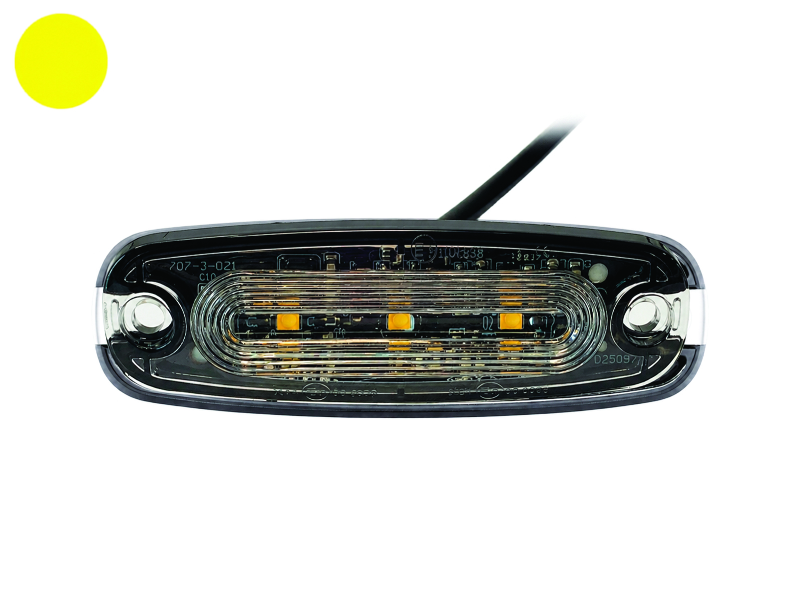 LED Flash. supplerende blink. 3x3W. IP68. 9-30v. ECE R10. R65. 26 flash mønstre. 3m ledning