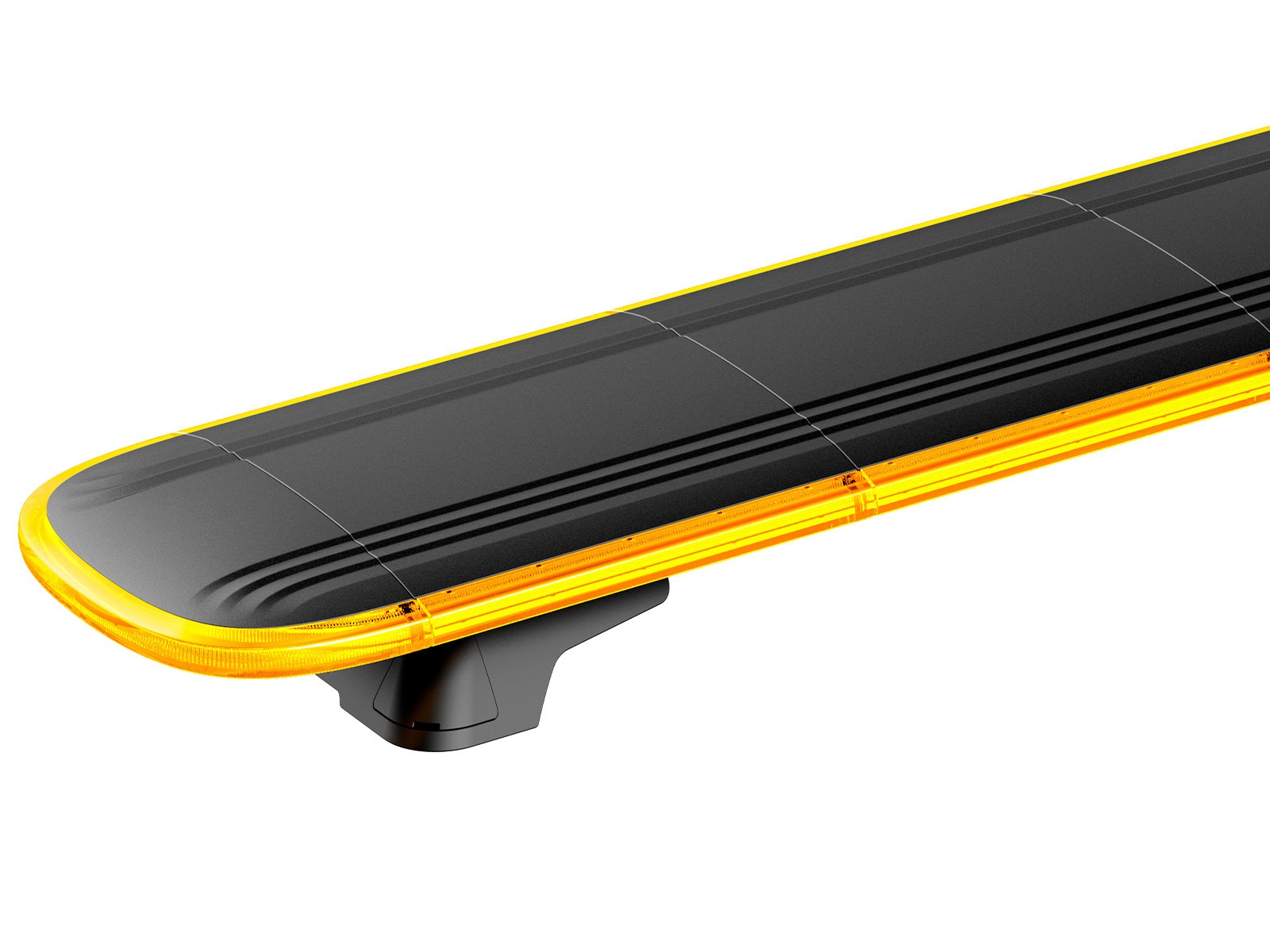 Raptor LED lysbro 1200mm. Amber/Blue. R65. R10. IP67. ABS brackets. 7m kabel. 21 flash patterns. 10-30V