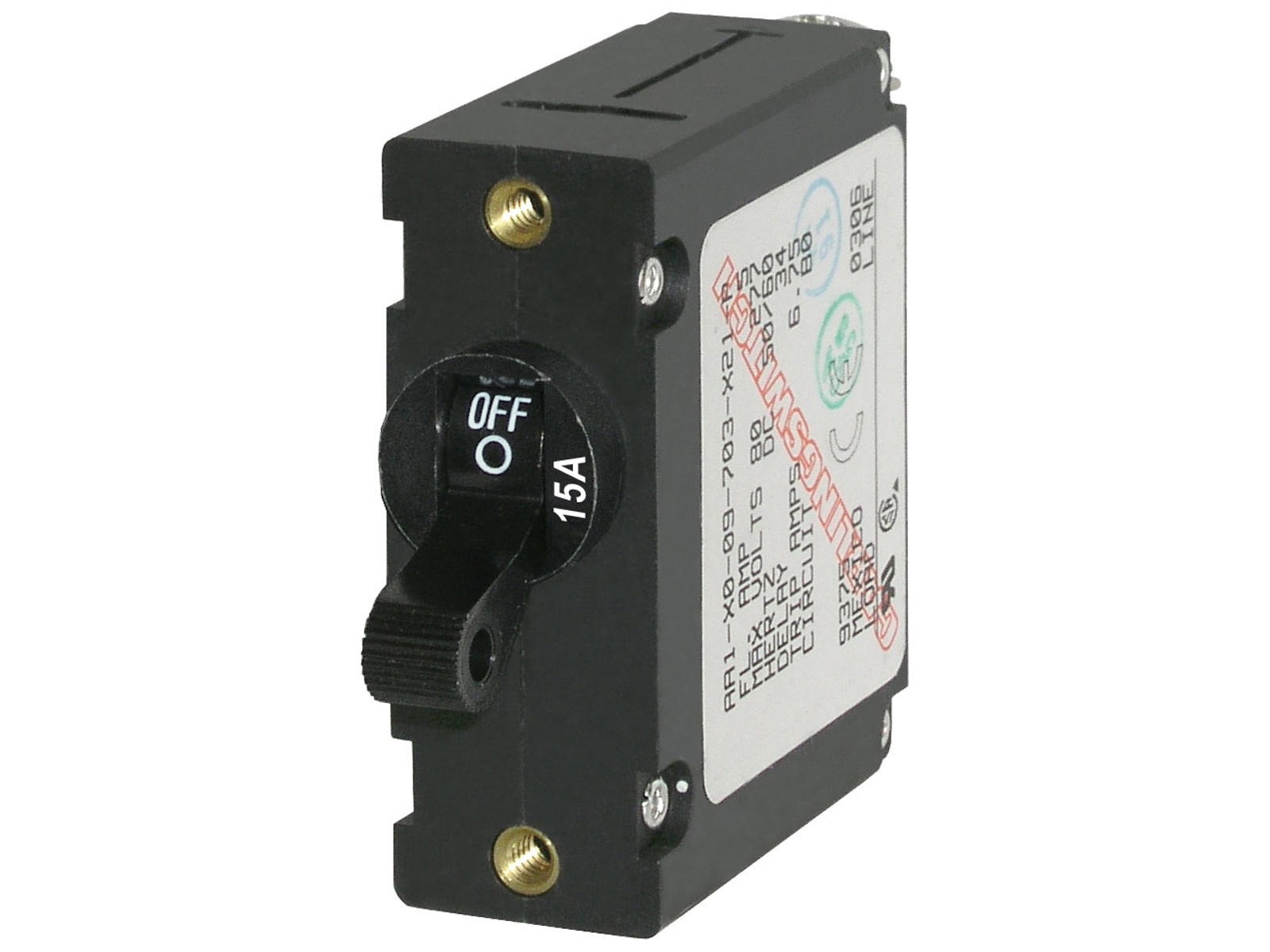 BS Circuit Breaker.AA1. 15A B