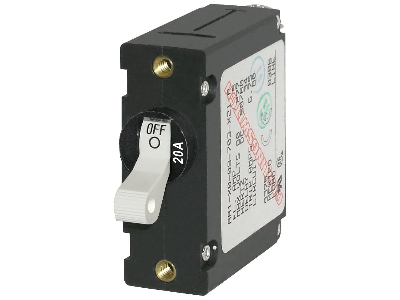 BS Circuit Breaker.AA1. 20A W
