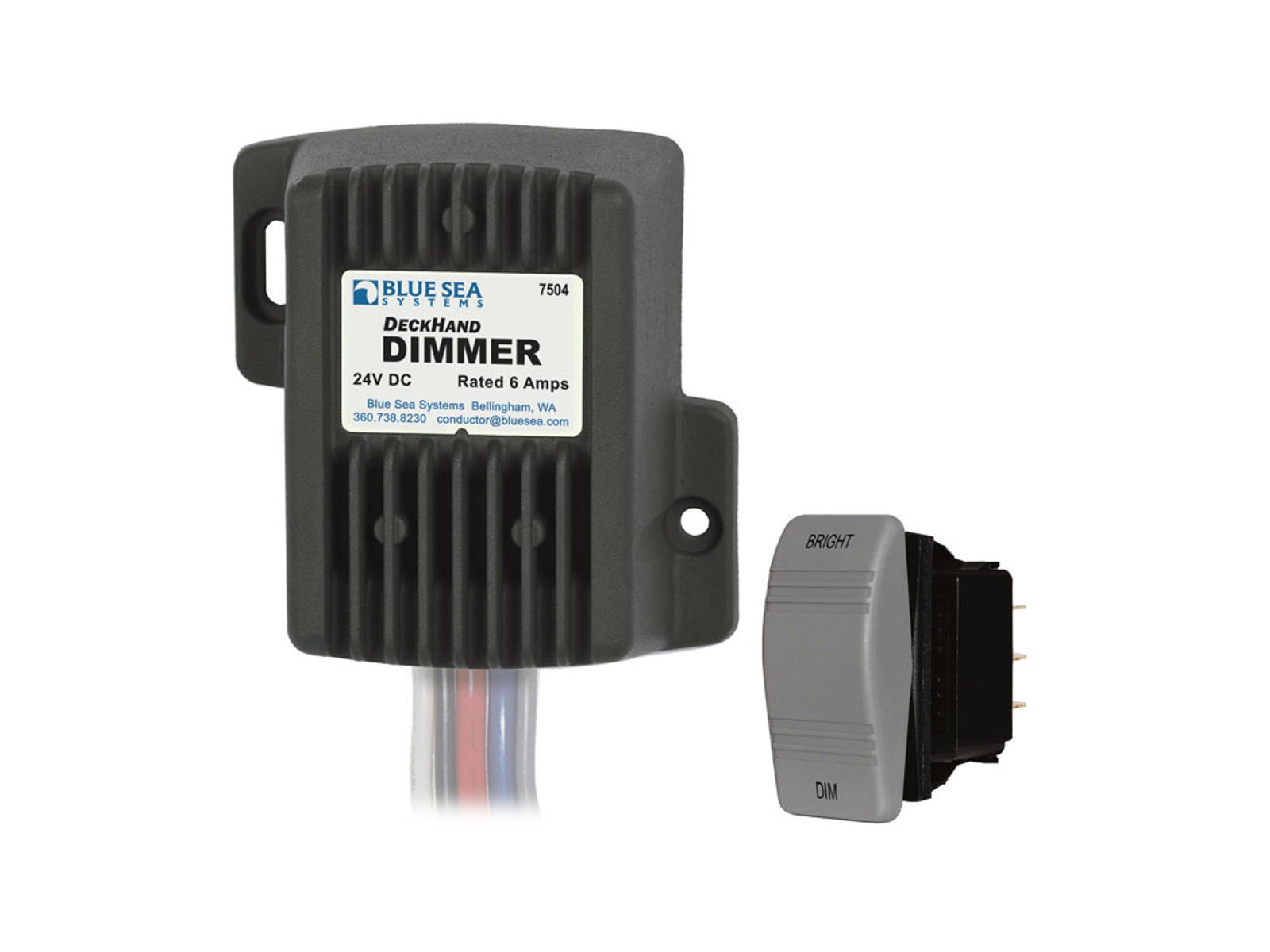 BS Lysdæmper 6A-24V incl afb