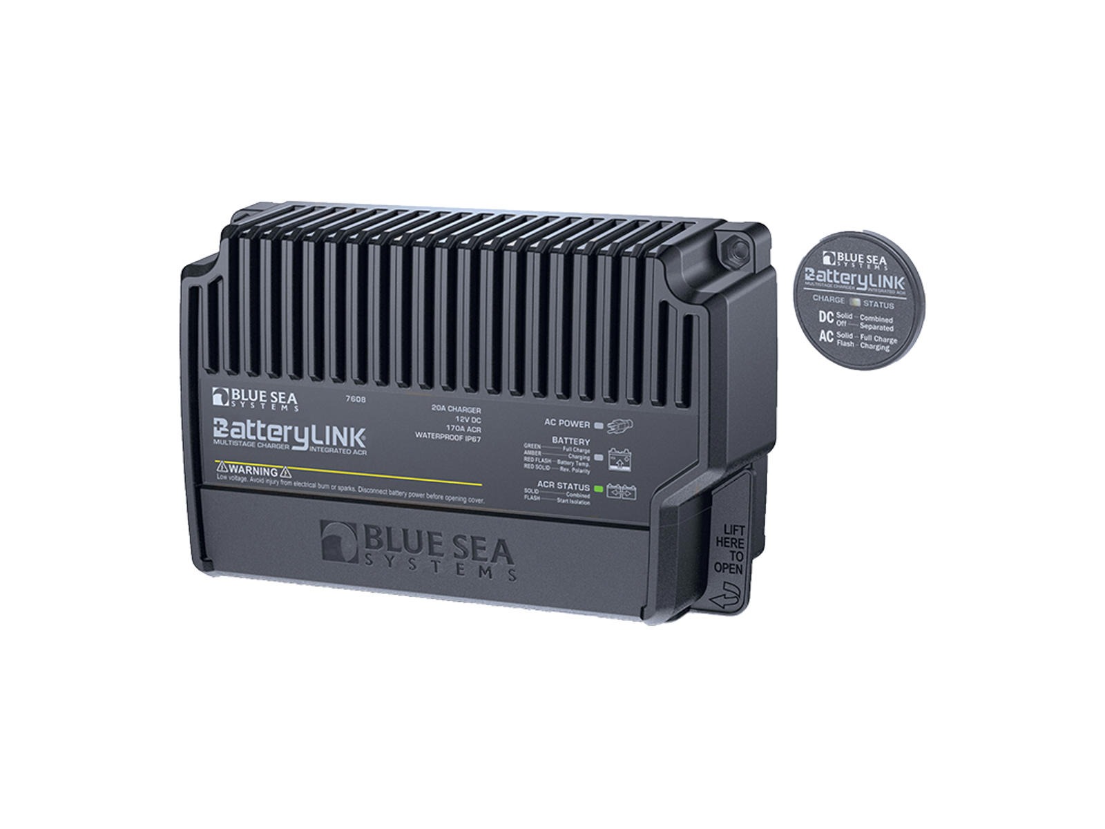 Batterilader 20A. sep 170A.12V