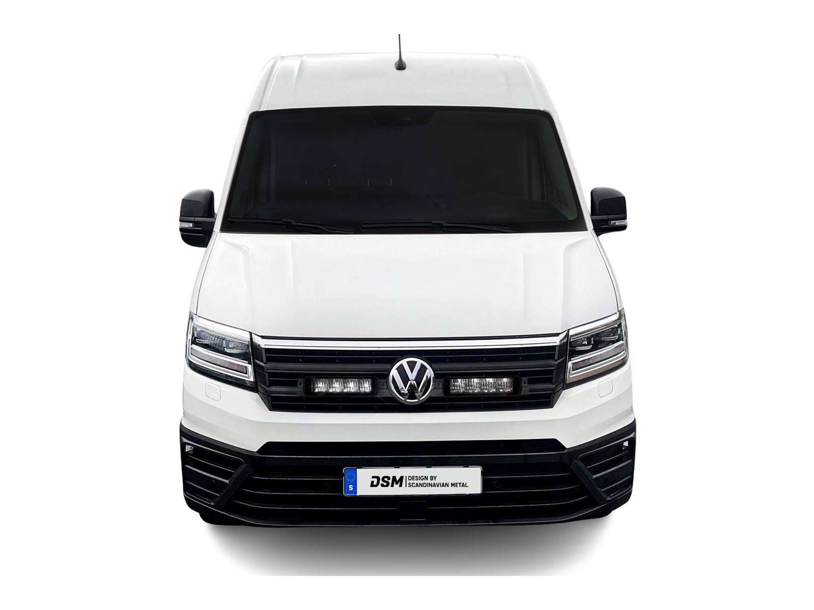 VW Crafter 2018-2023+ DSM INTEGRA LED Fjernlys-kit + modeltilpasset beslag