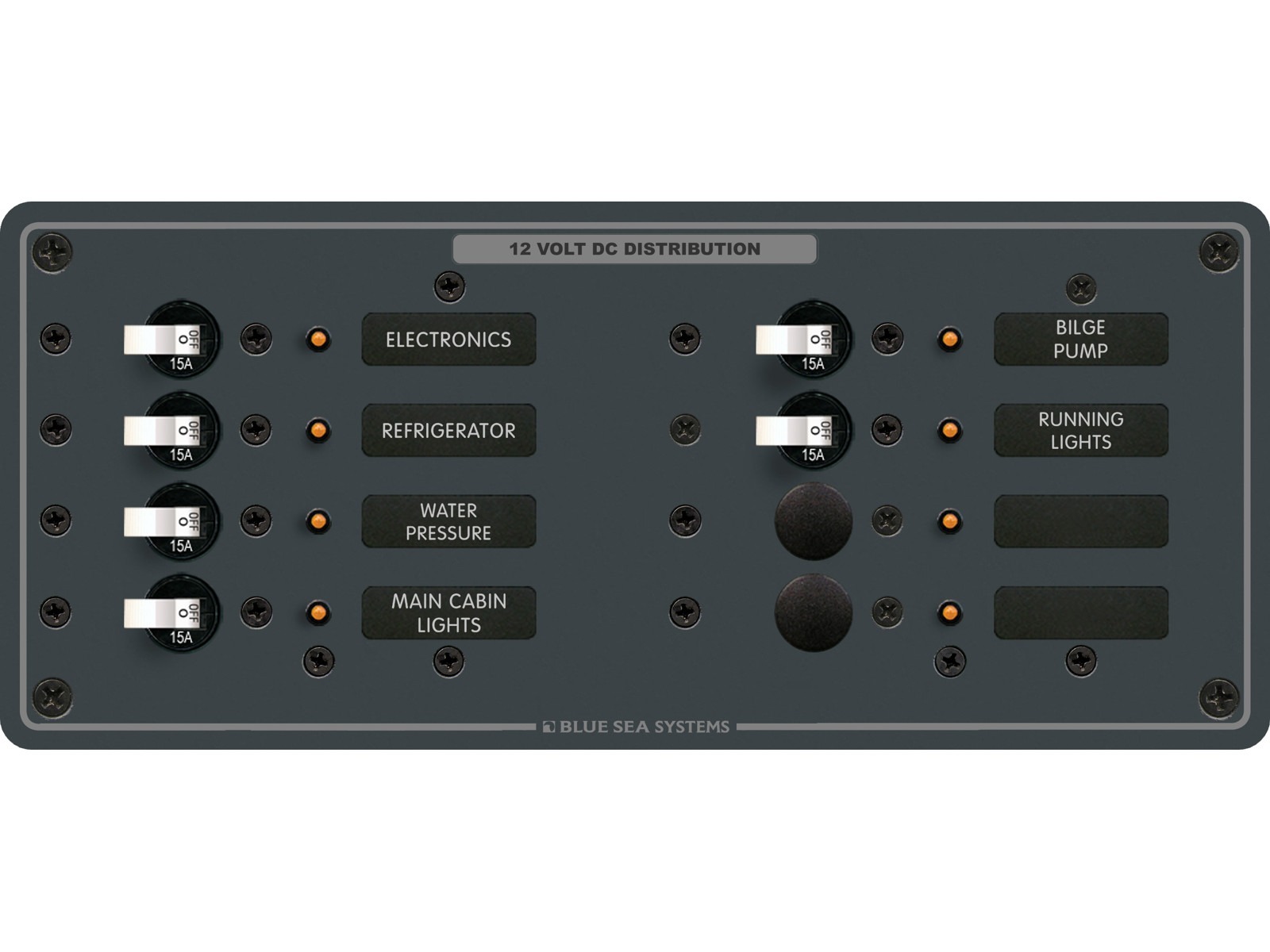 Panel DC 8 pos H