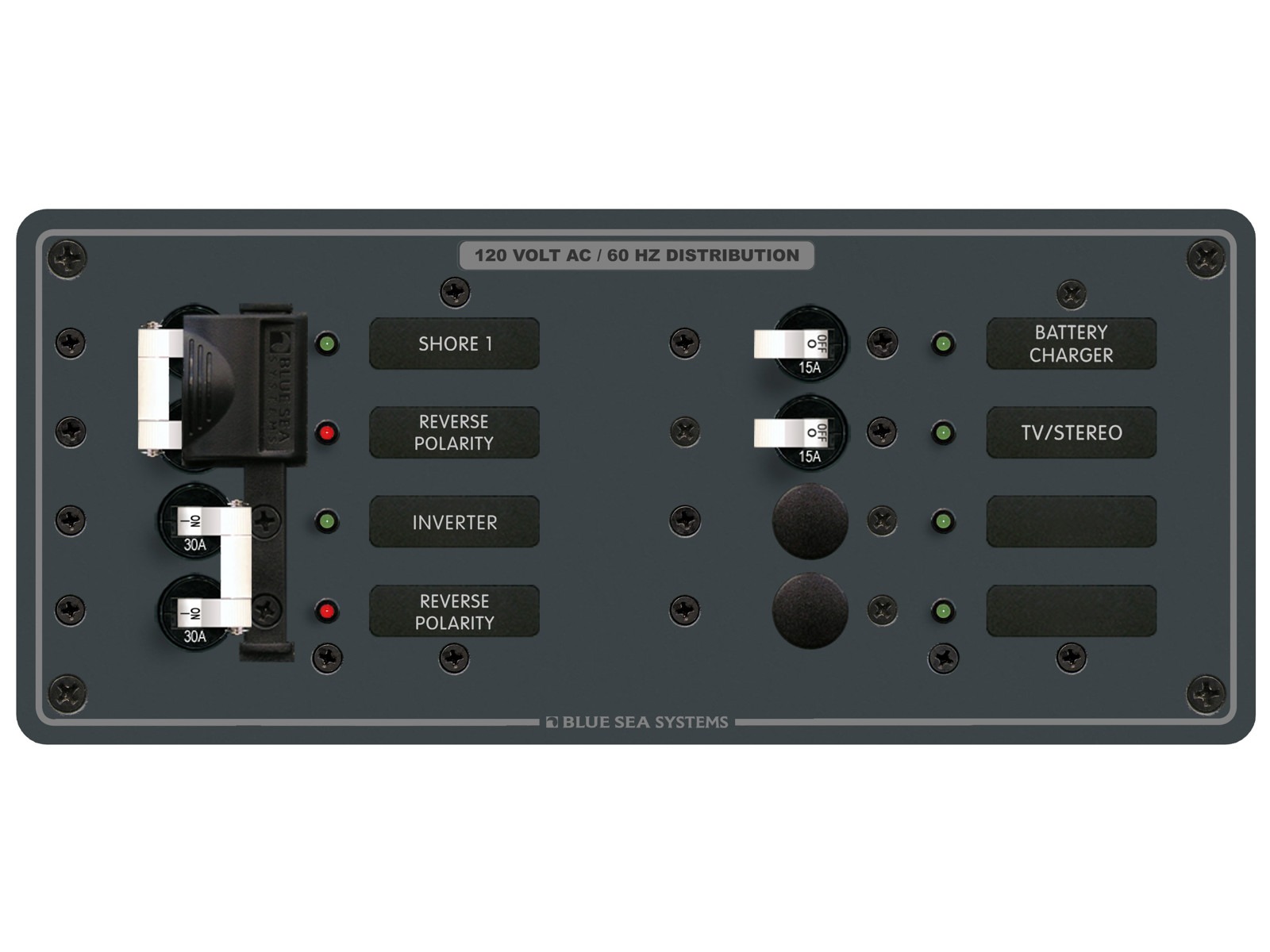 Panel 120VAC source-sel. 4pos