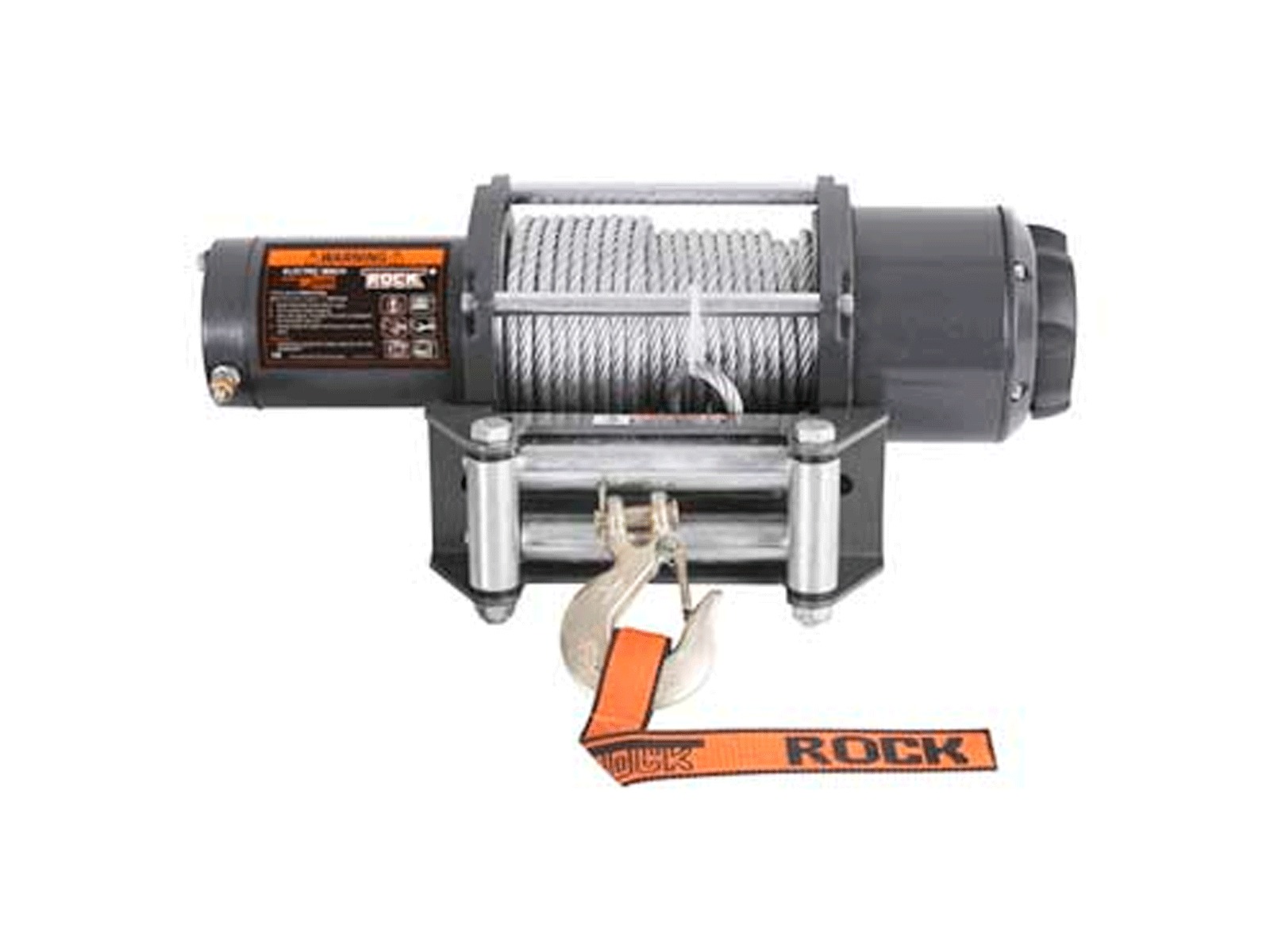 IRONX elektrisk spil 12V, stål wire, 2.268 kg. træk