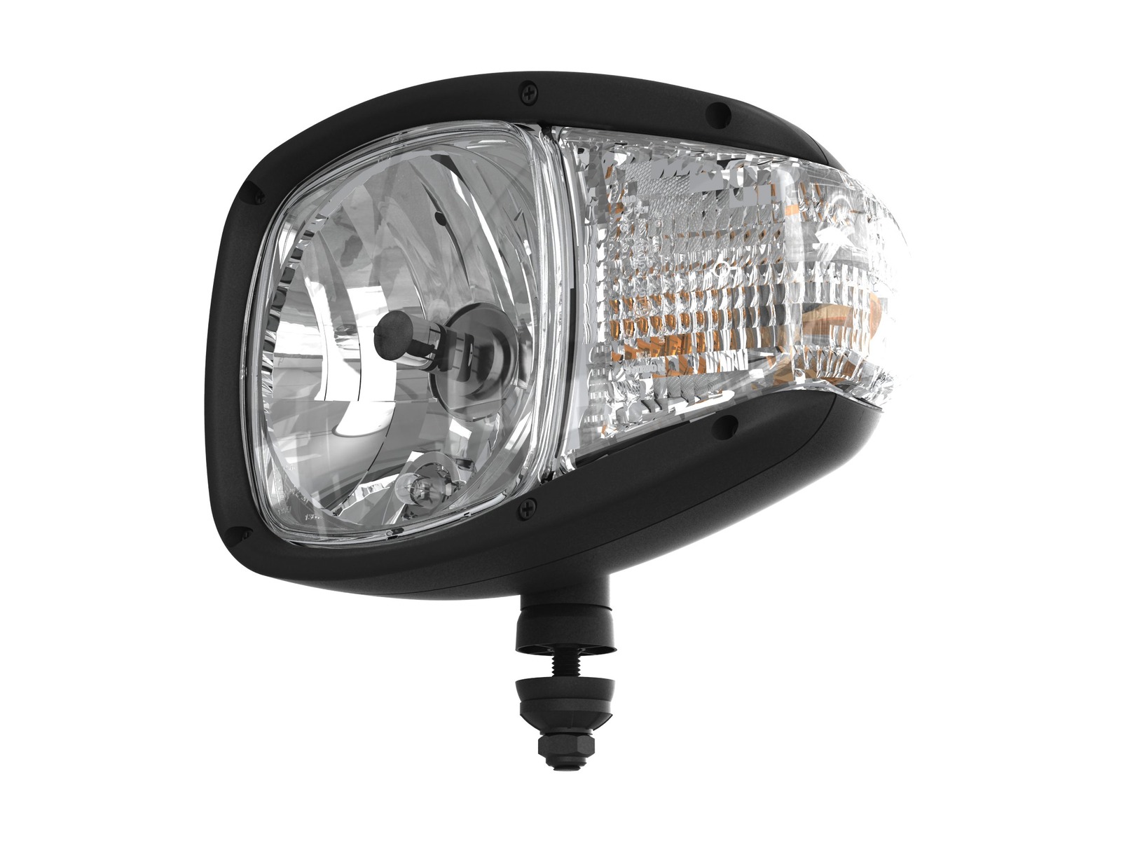 N520 12V RH-TrafficLEFT Grommet/Deutsch ECE Undamp