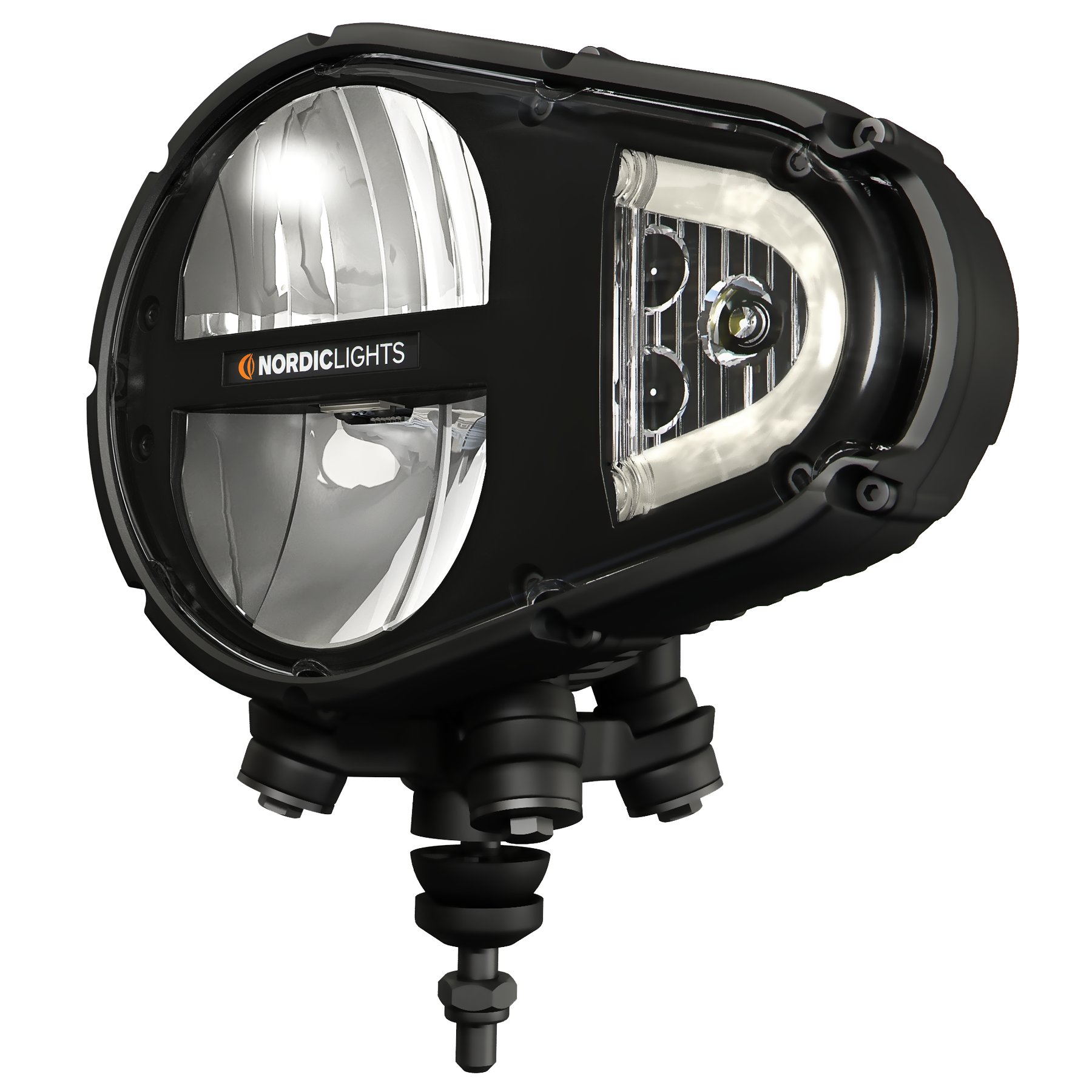 Sculptor 1.1 LED N6002 DualBeam 12-24V RH-Traffic RIGHT BltInDeutsch ECE Damp P