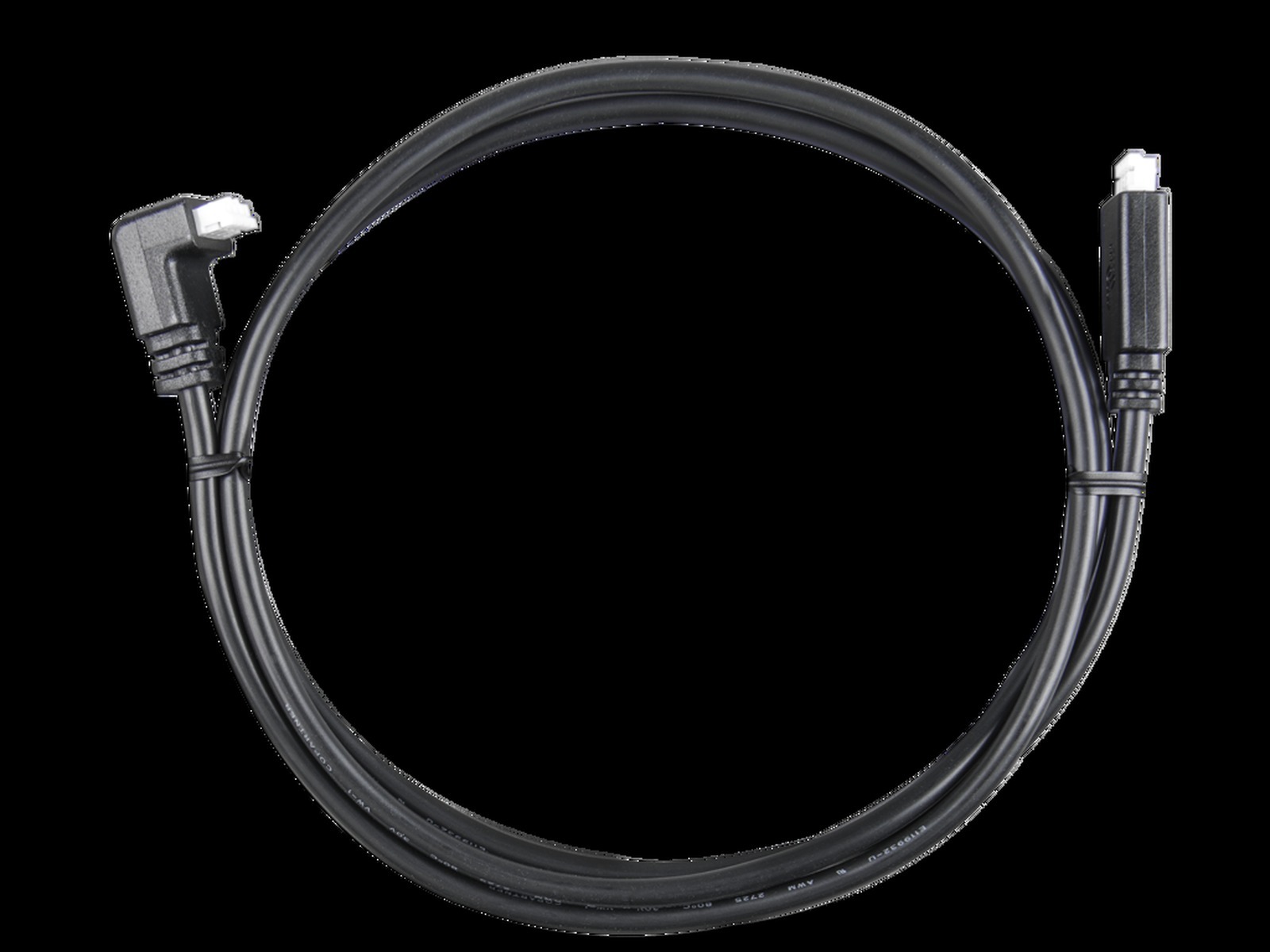 VE.Direct Cable 0,9m (one side Right Angle conn)