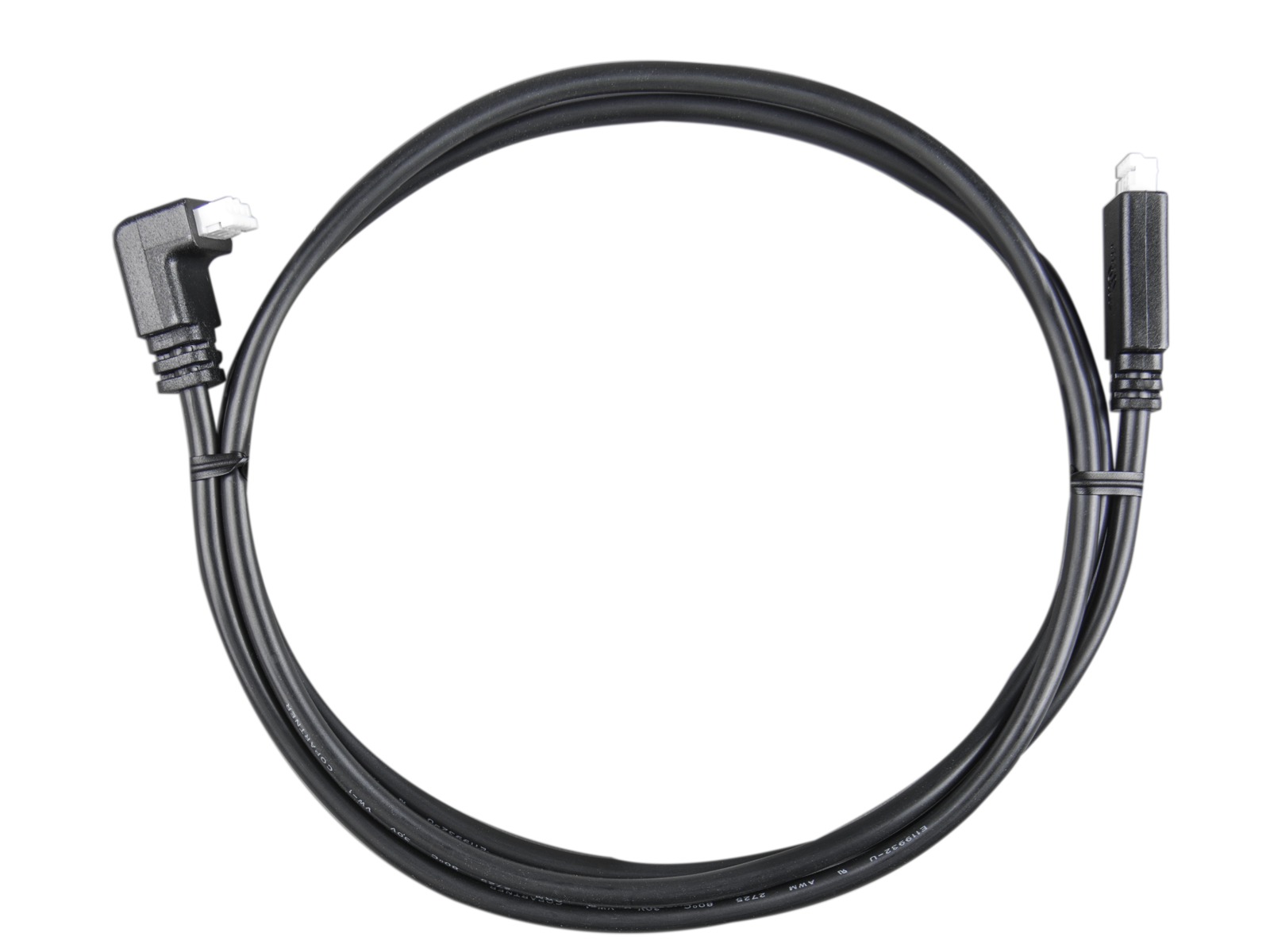 VE.Direct Cable 1,8m (one side Right Angle conn)