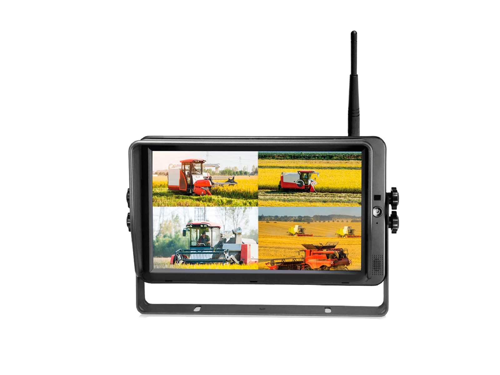 INVATEC HD Trådløs monitor. 4 x kamera indgange. 10-30v. inkl antenne.