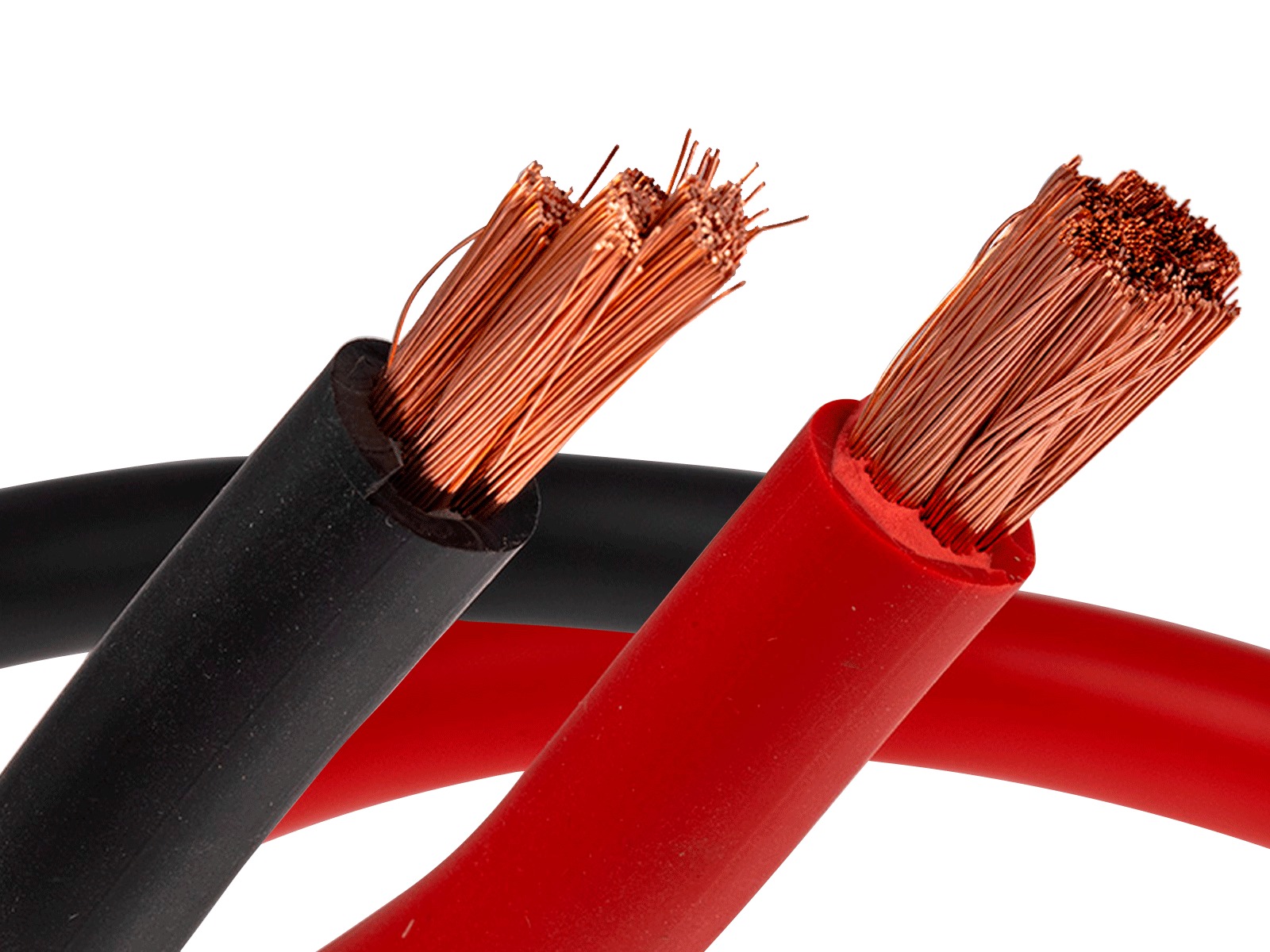 Kabel 35 mm². Rød eller sort