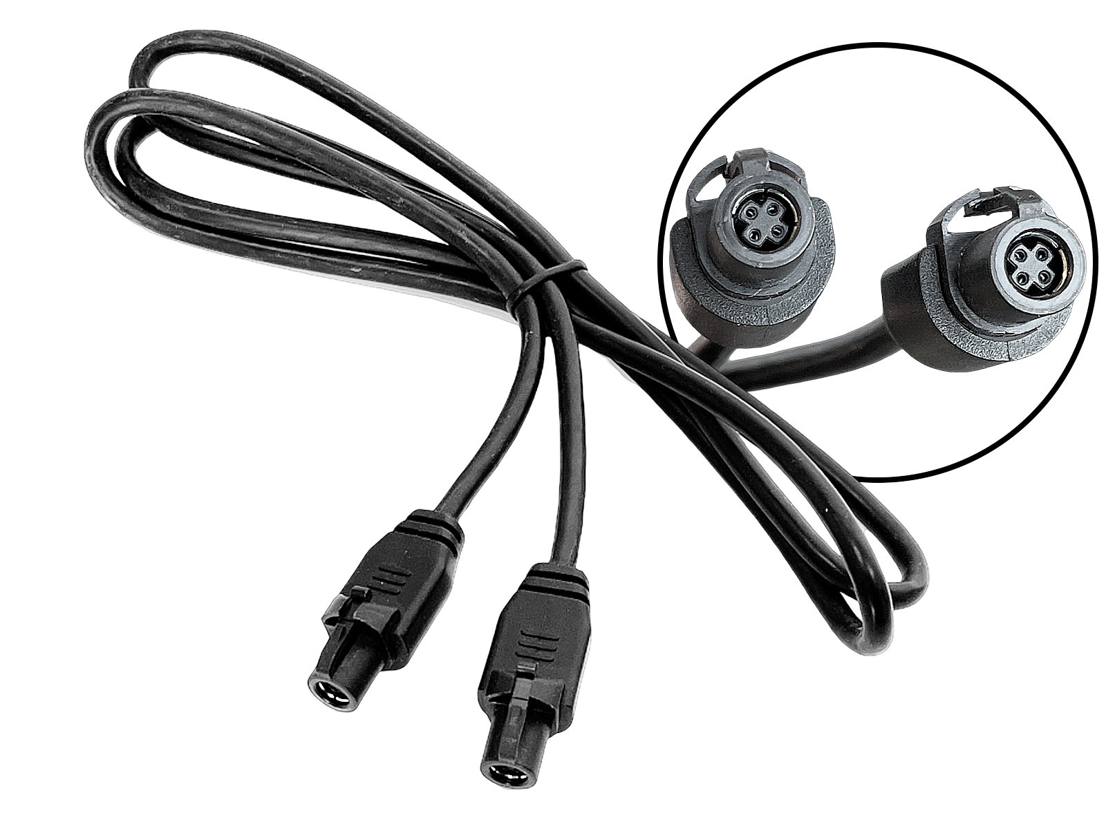 HSD kabel m/lige stik 1m