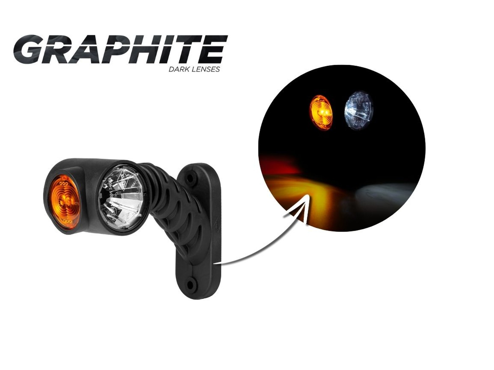 Triple stalk marker light 