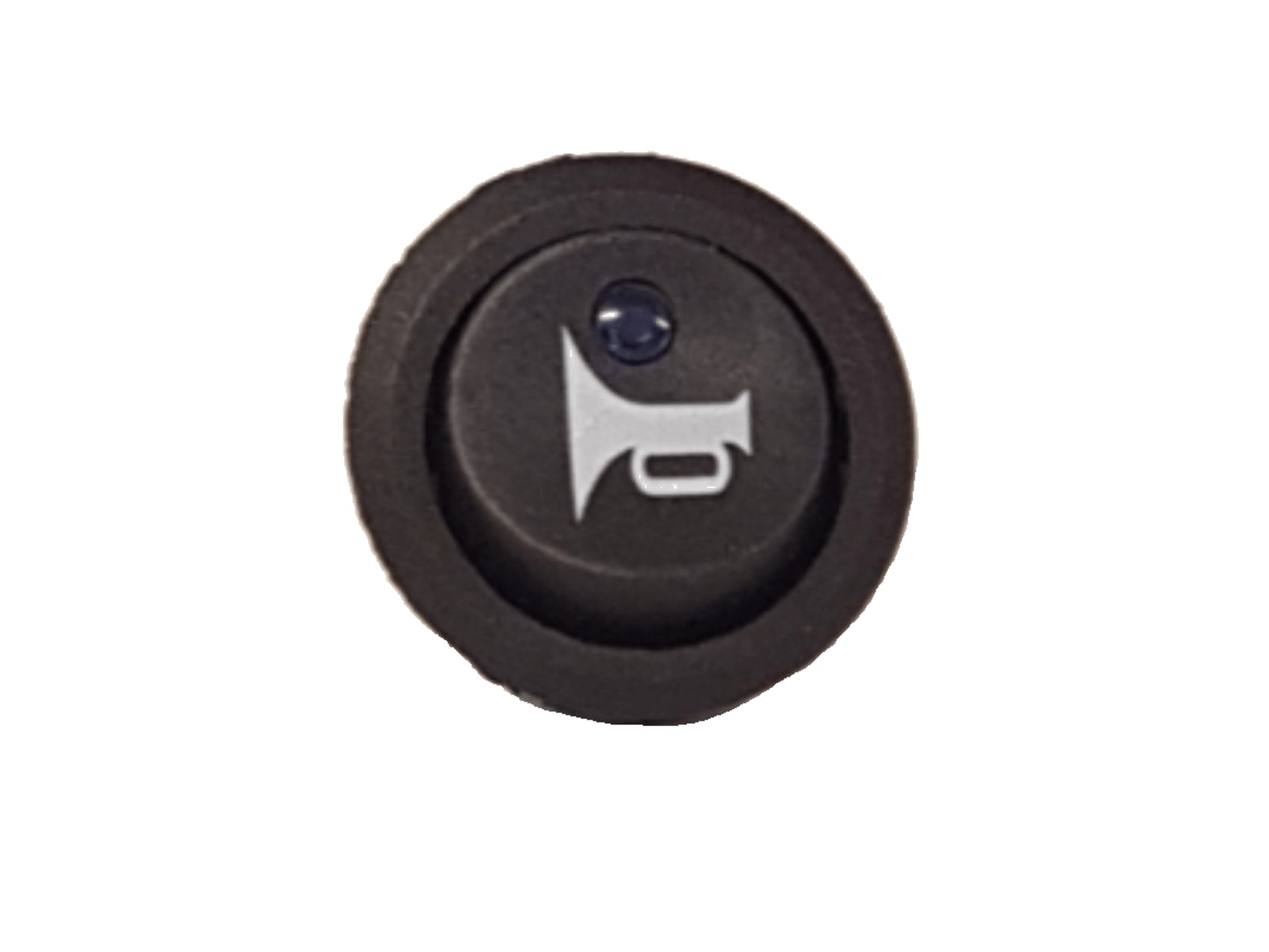 Afbryder med symbol - Horn + BLÅ LED