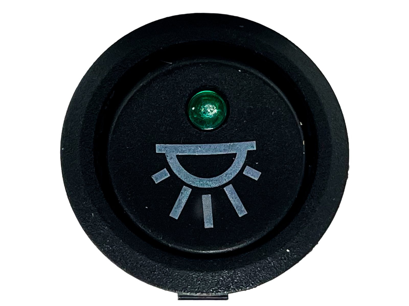 Afbryder med symbol - Kabine Lys + Grøn LED
