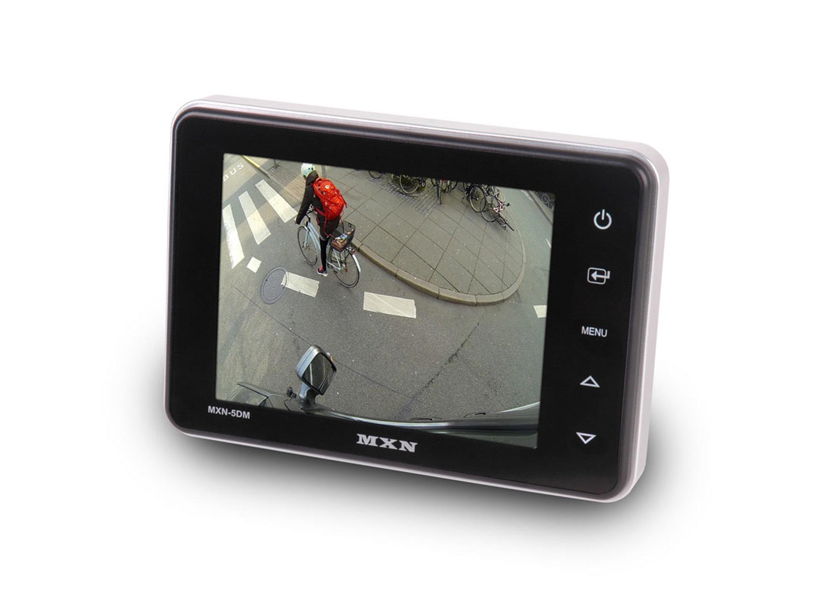 5" LCD LED monitor med touchknapper på fronten