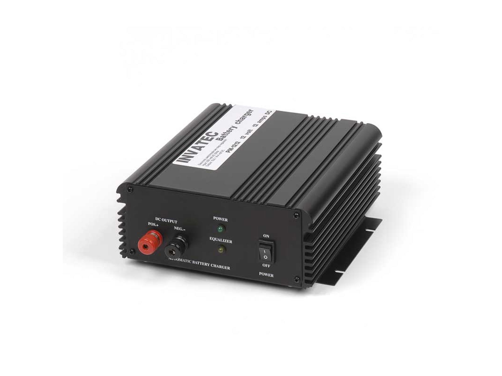 INVATEC batterilader/strømforsyning. 12A. 12V.
