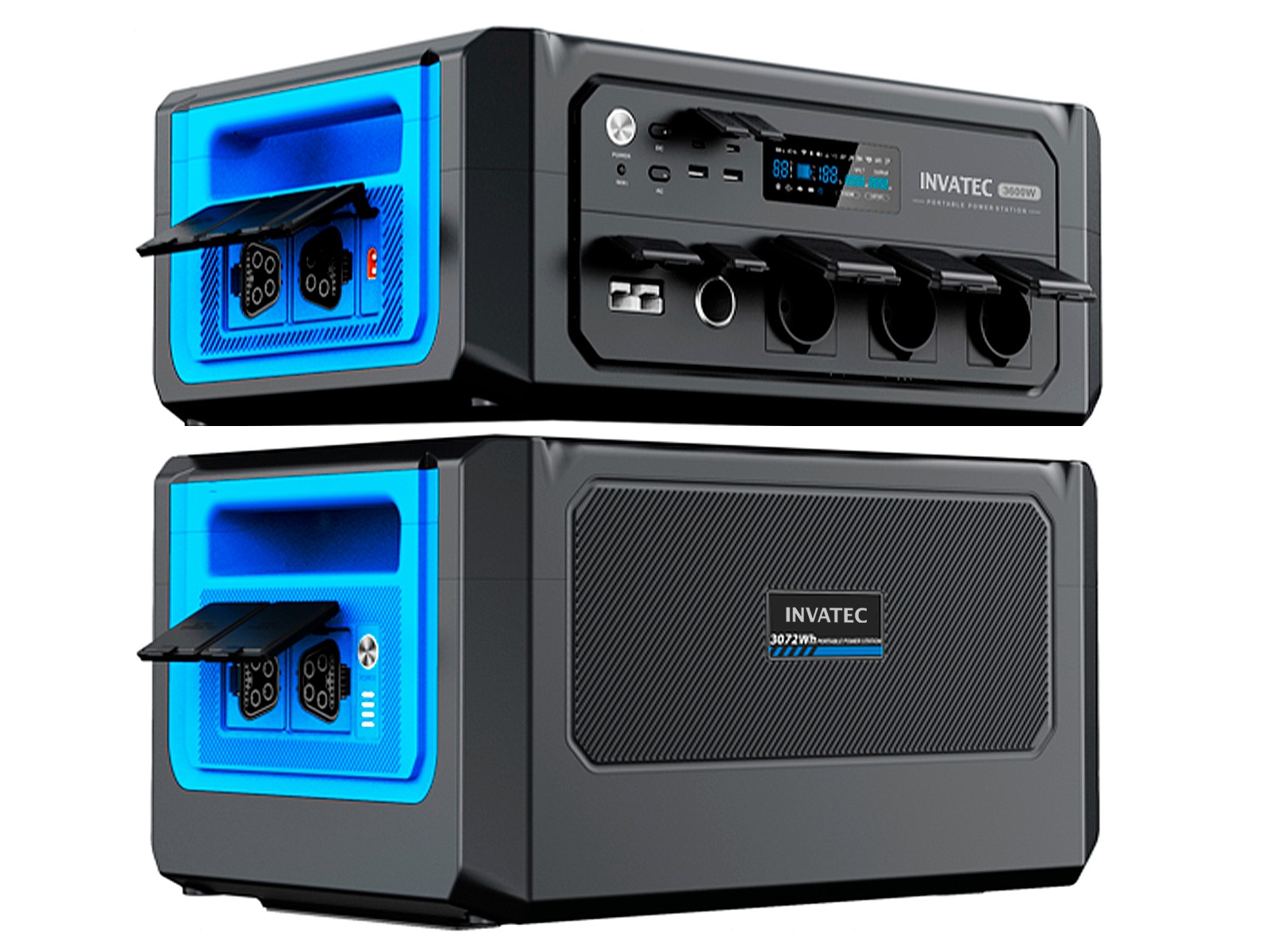 Ren sinus LifoPo4 PowerPack. Inverter og batteri. 3600W