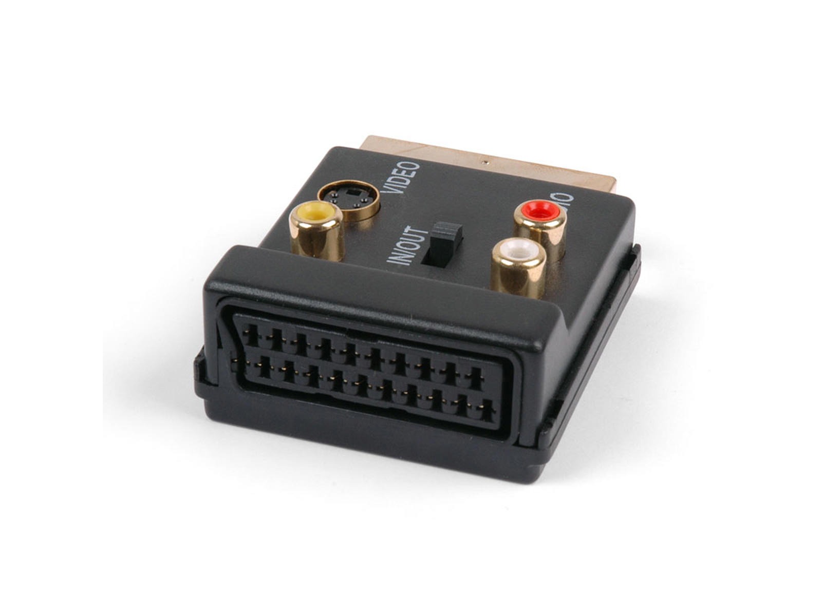 Scart til RCA ind/ud