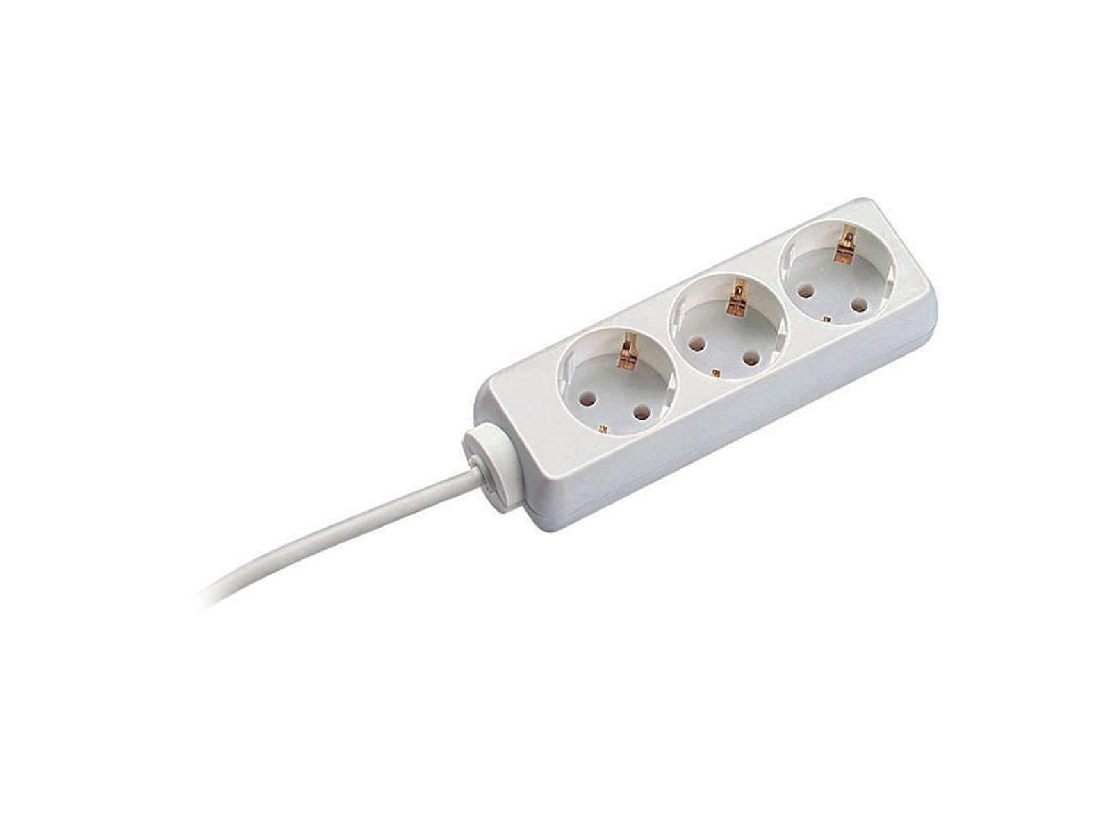 Schuko 3-forgrener 1.5m