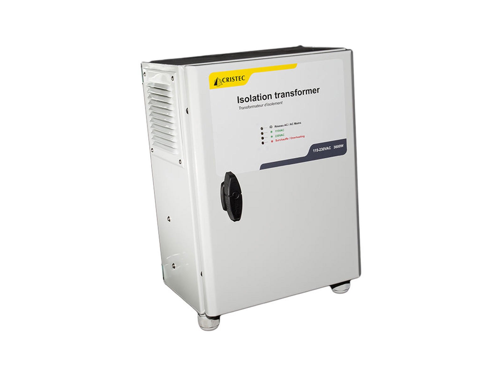 Landstrøms transformer. 3600W. 115V/230V.