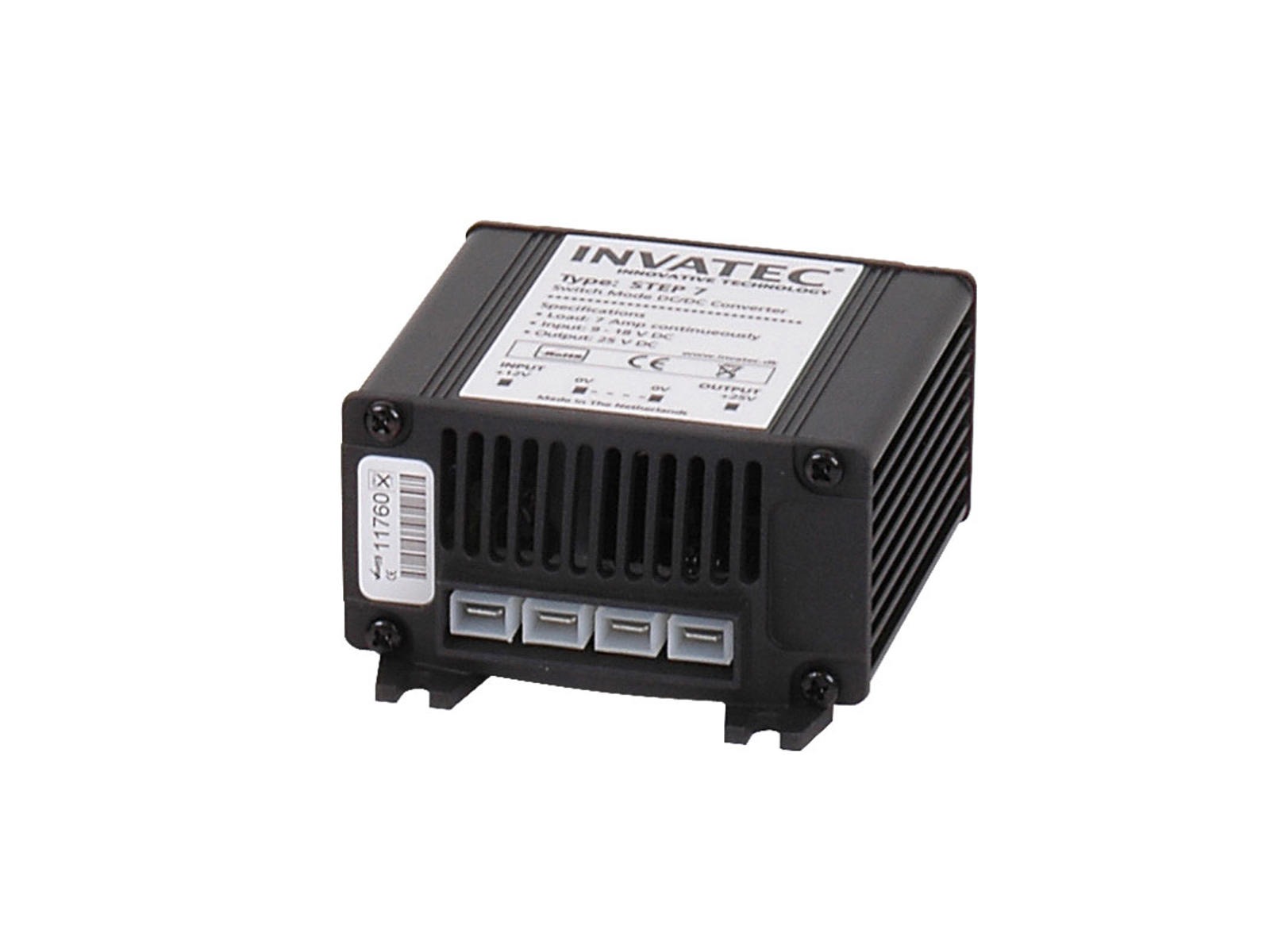 DC-DC konverter. 12V til 24V. 7A.