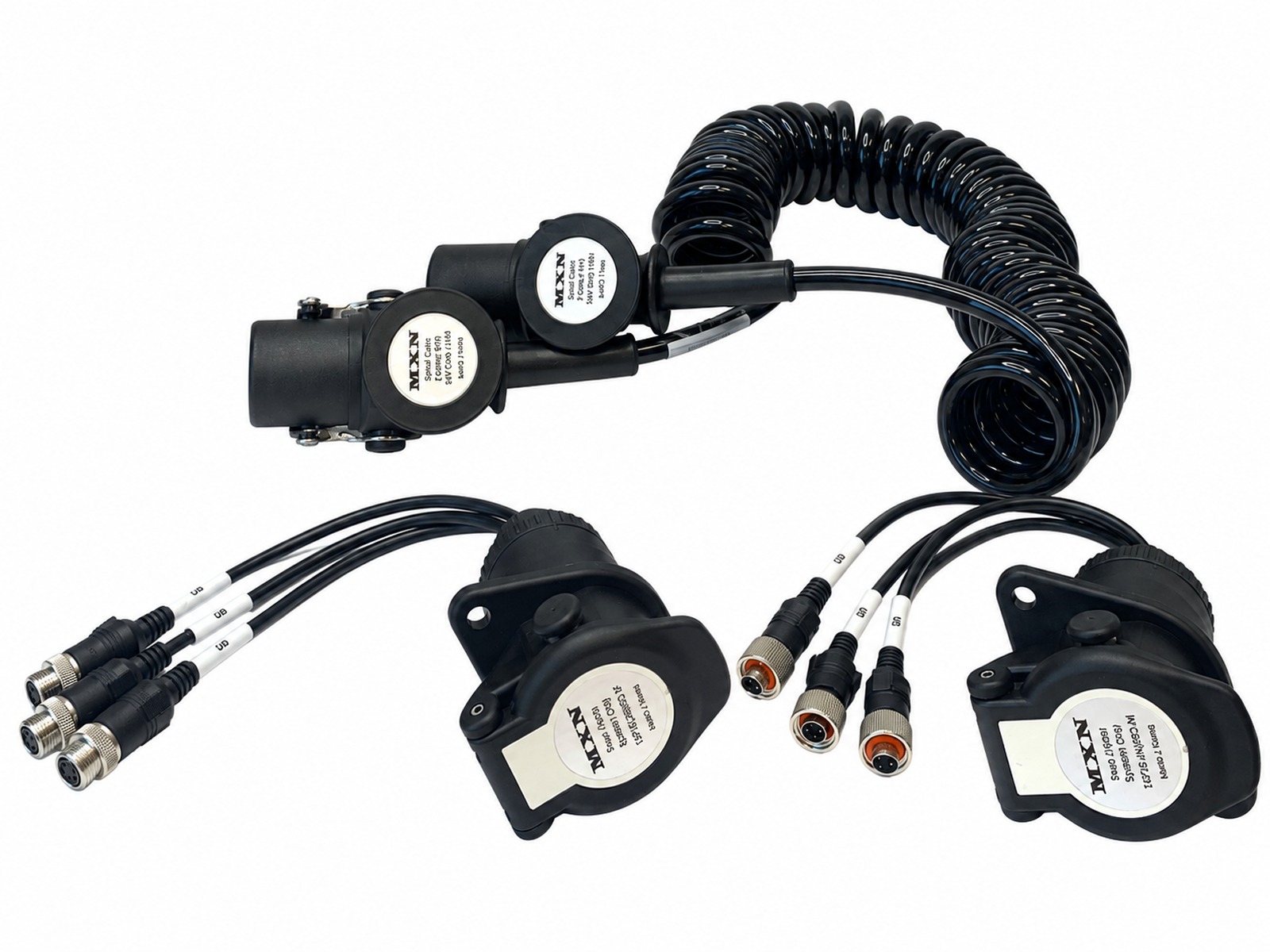 Trailerkit EH med 8 meter spiralkabel 13 pins 