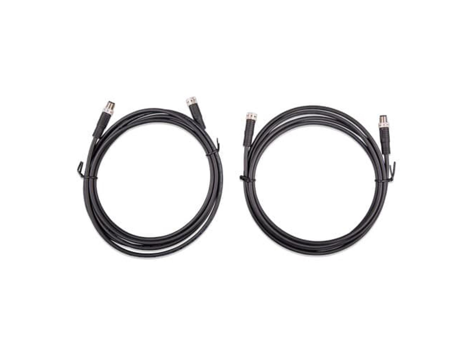 M8 circular connector Male/Female 3 pole cable 2m (bag of 2)