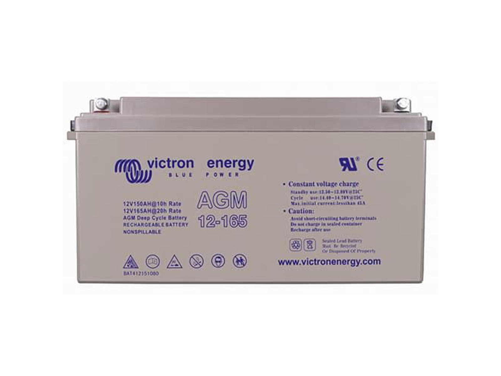 12V/165Ah AGM Deep Cycle Batt.