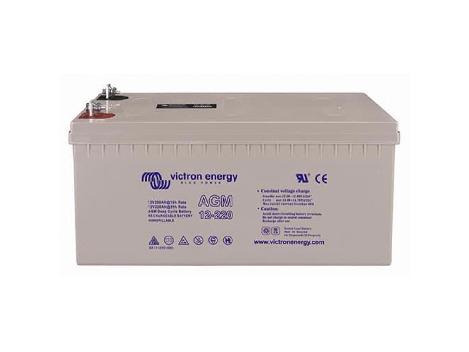 12V/220Ah AGM Deep Cycle Batt. (M8)
