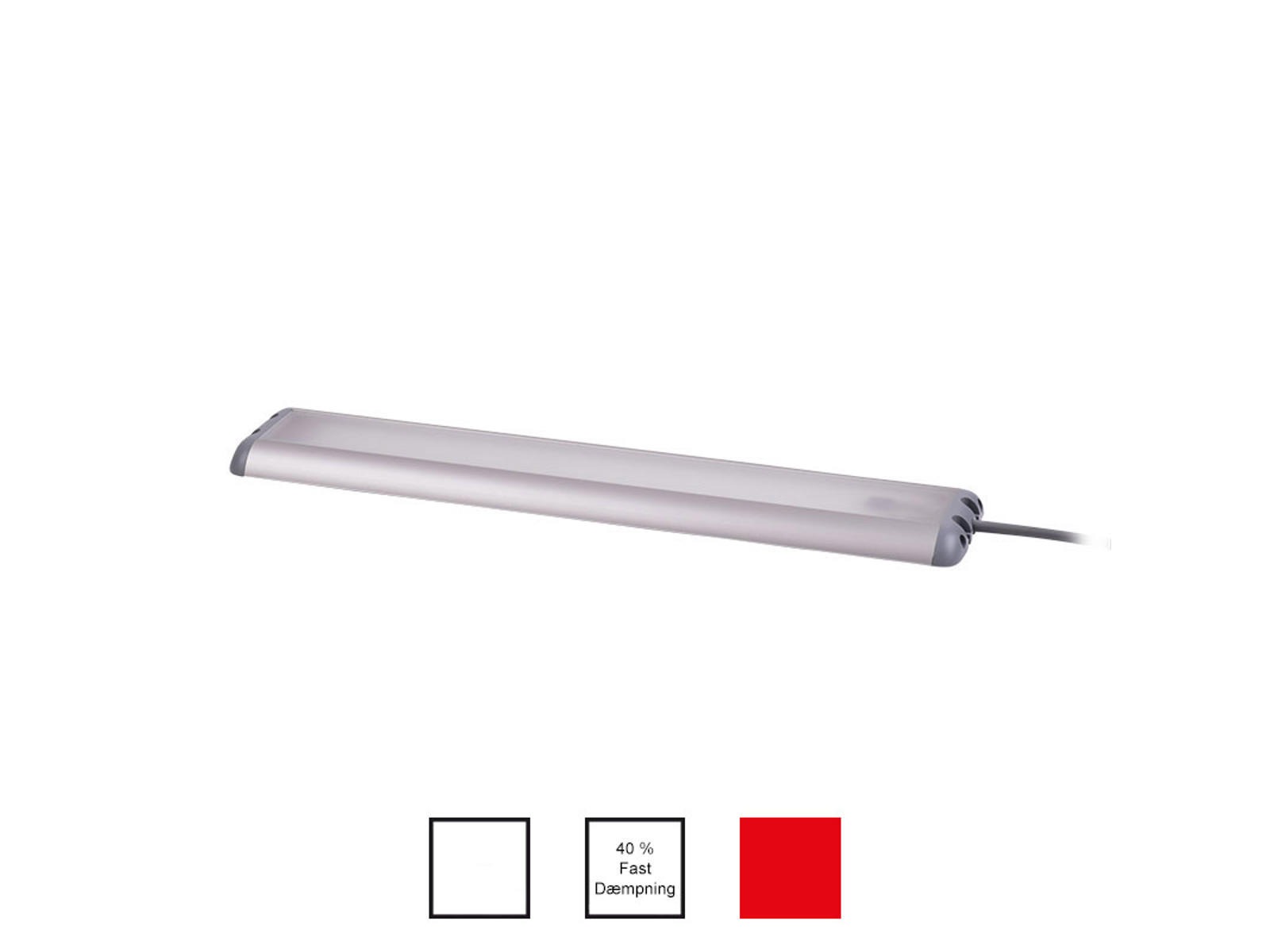 LED 1800lum 10-32V 4000K/rød