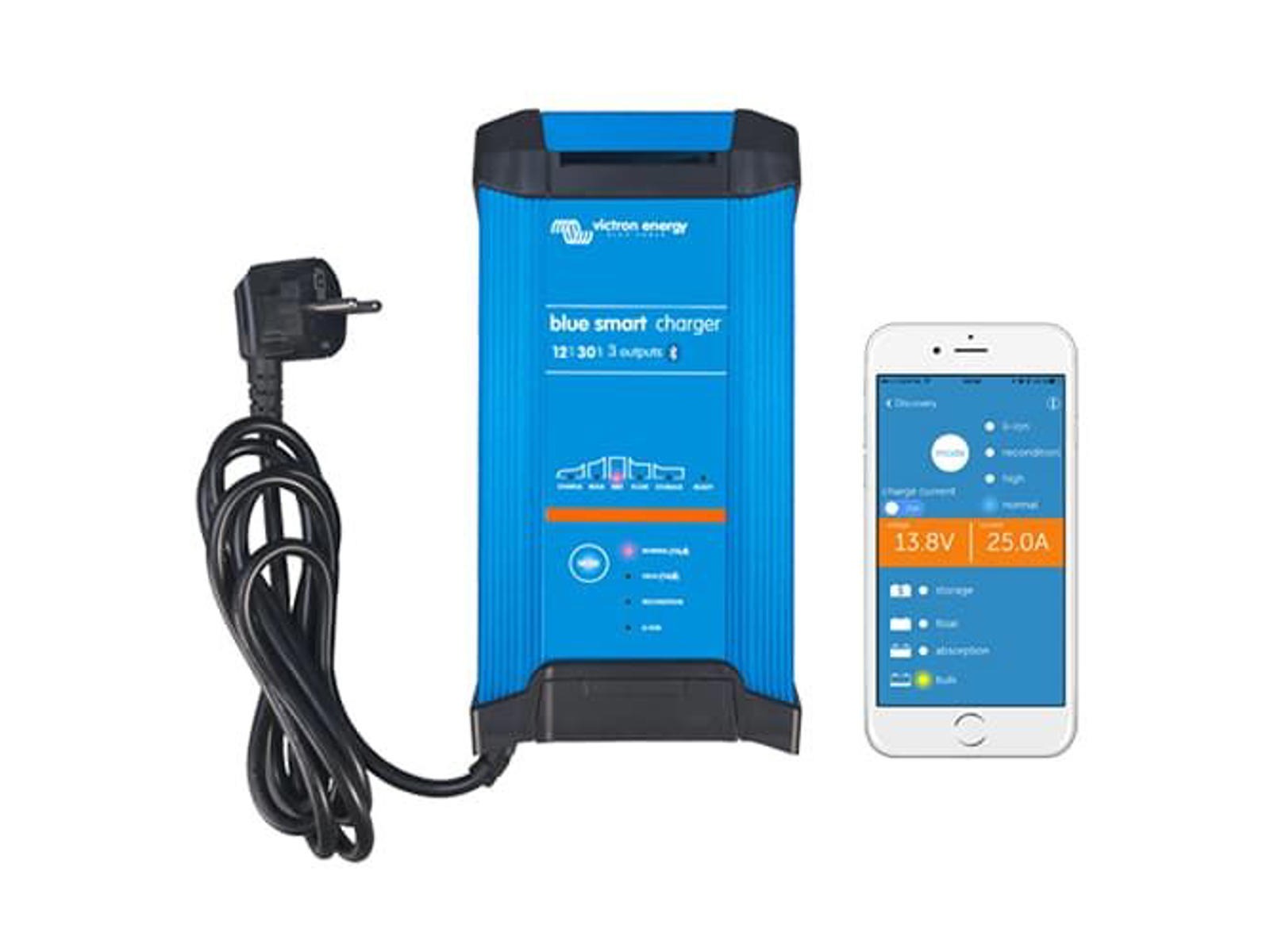 Blue Smart IP22 Charger 12/20(1) 230V CEE 7/7