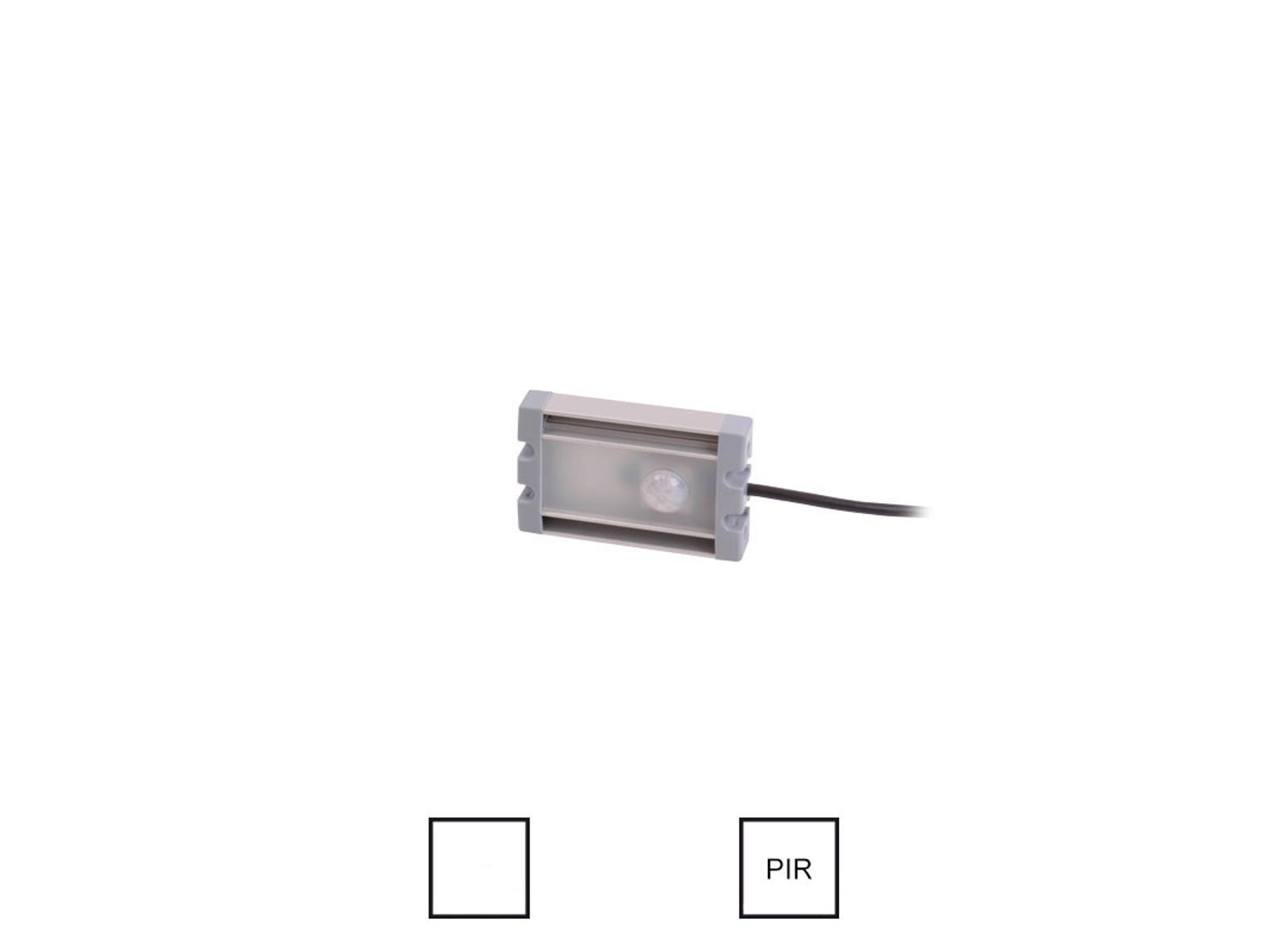 LED PIR lampe 10-30volt 4watt
