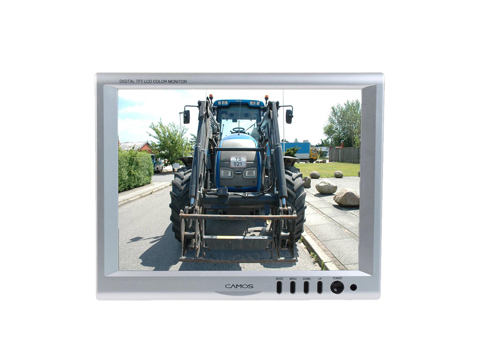 10,4" monitor. Indgang for PC (VGA) og AV.