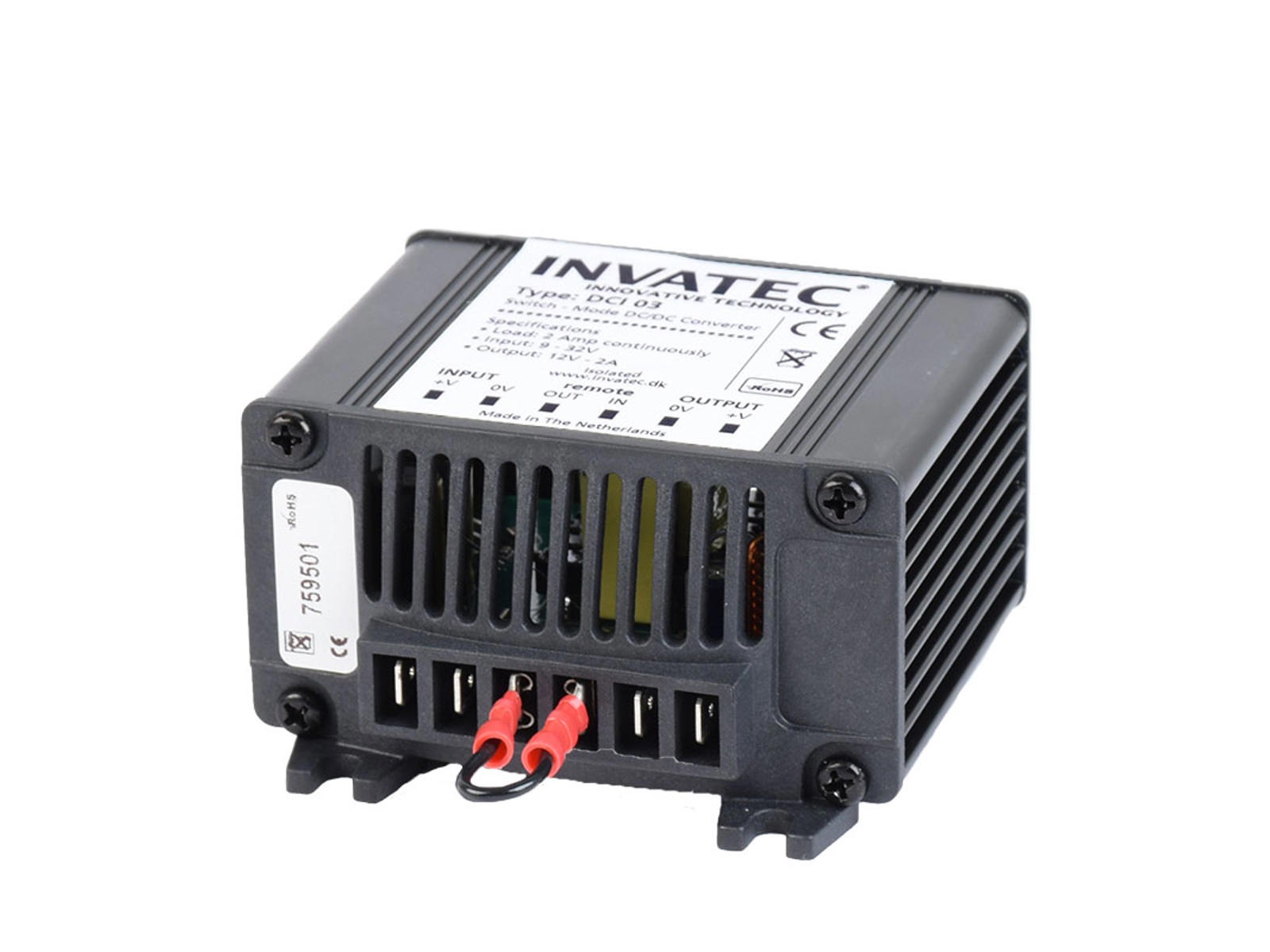 IDC03. 9-32V. 12.5V 2A galv.