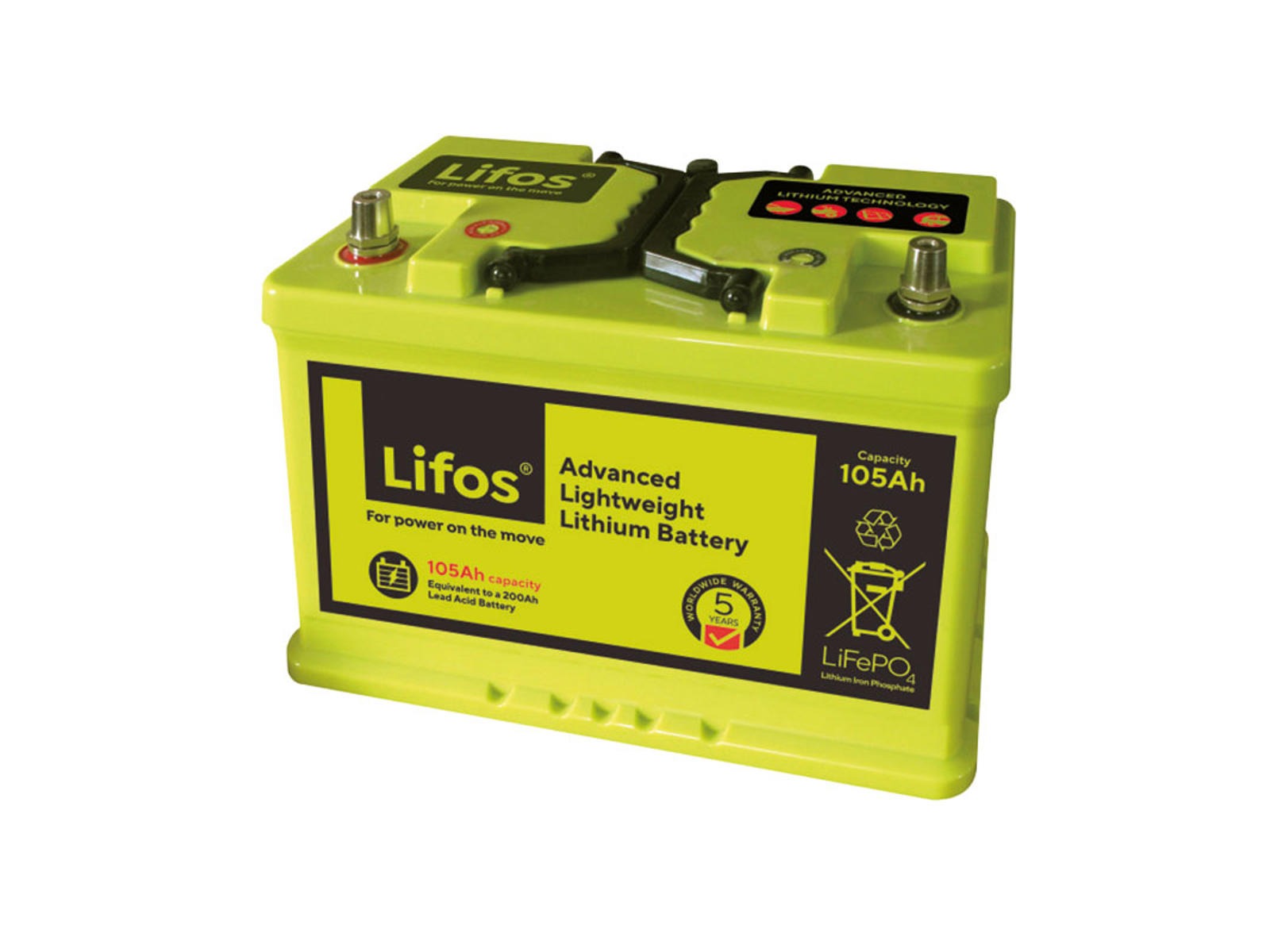 Batteri 12v 1300Wh LiFePo4