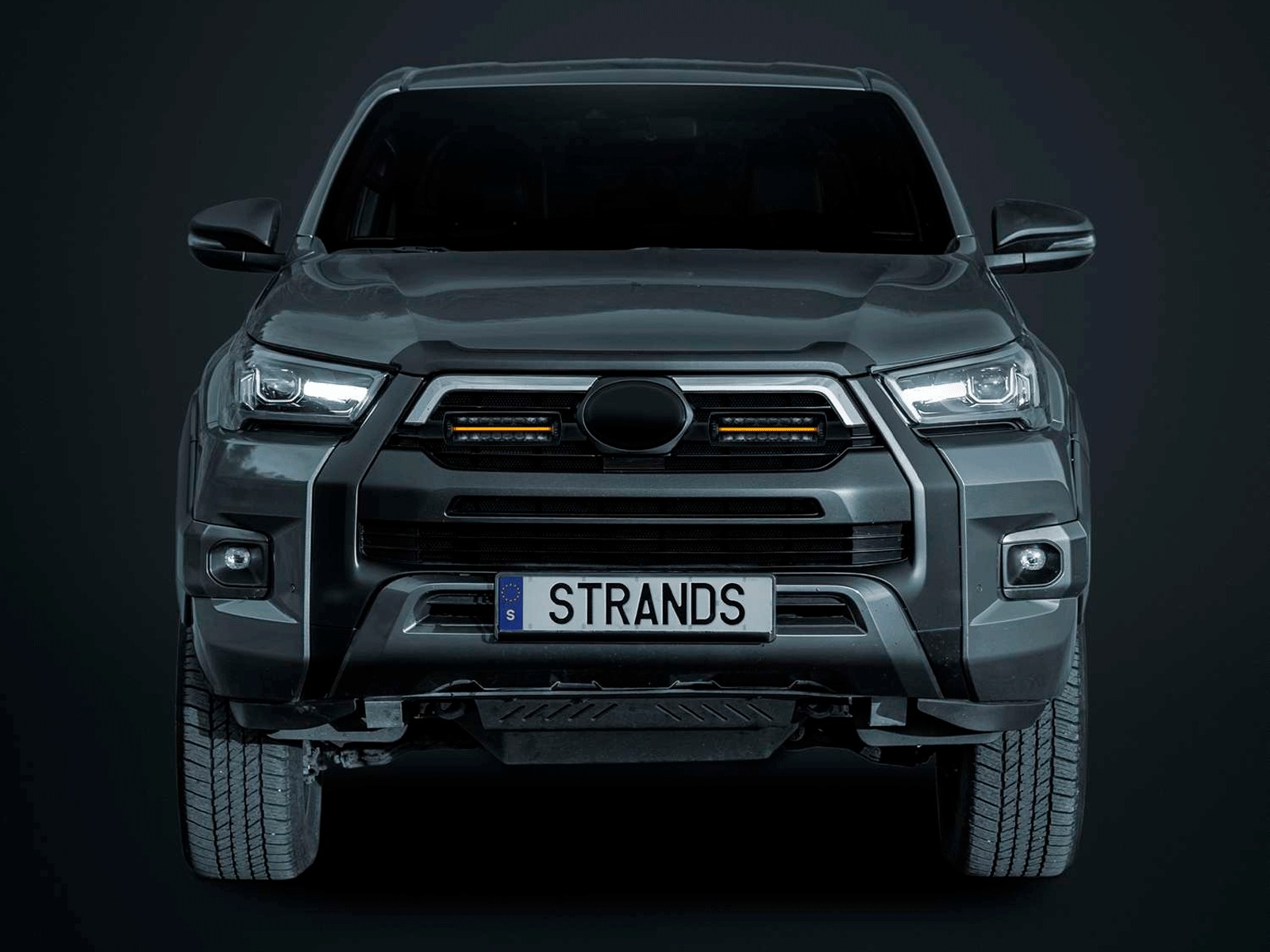 ﻿Modeltilpasset LED lysbar for Toyota Hilux 2021-2023