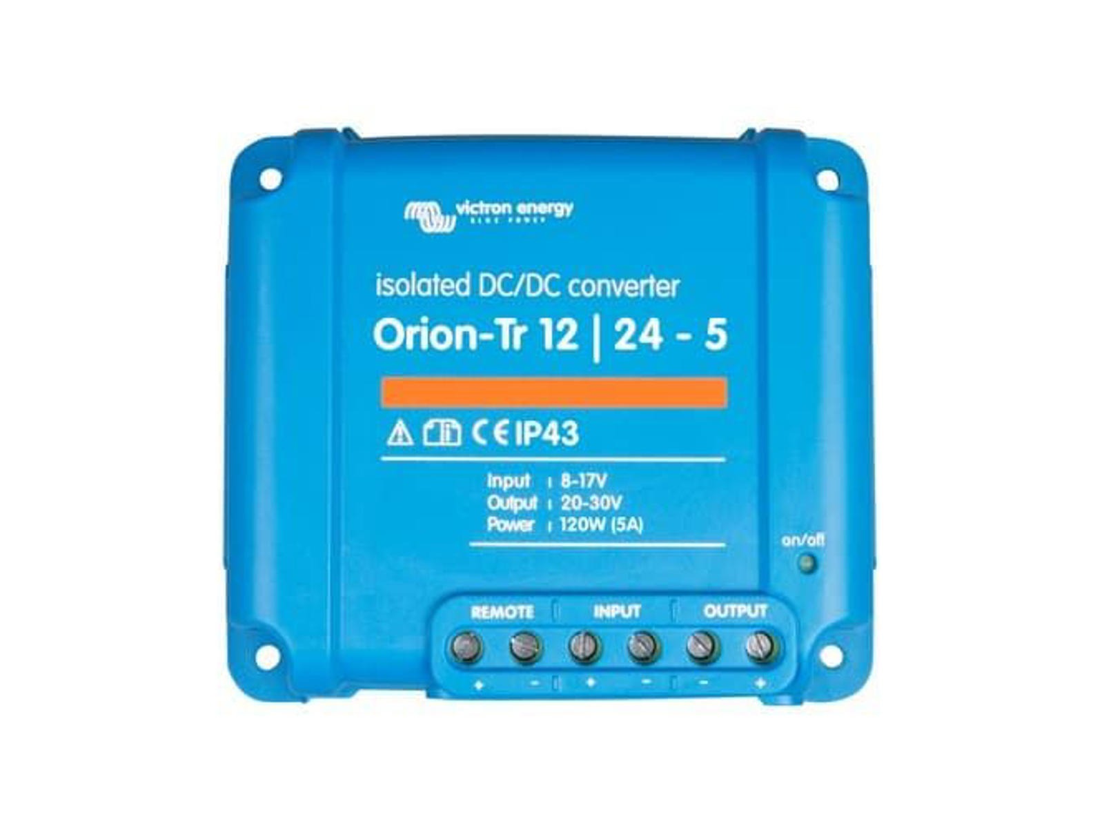 Orion-Tr 12/24-5A (120W) Isolated DC-DC converter